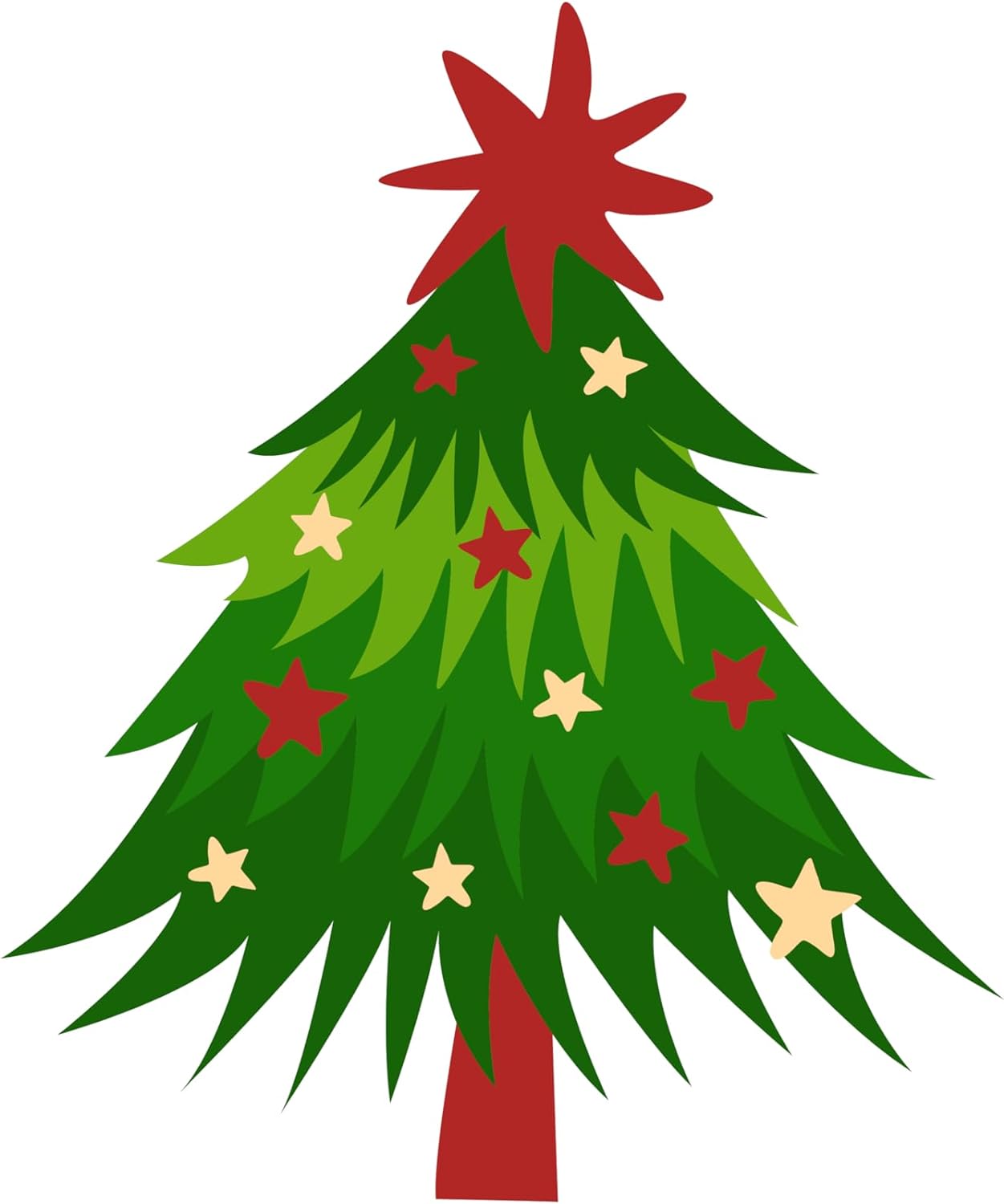 Inspirational Quote Christmas Tree Beautiful Gift Motivational Sticker Vinyl Decal Motivation Stickers- 5" Vinyl Sticker Waterproof