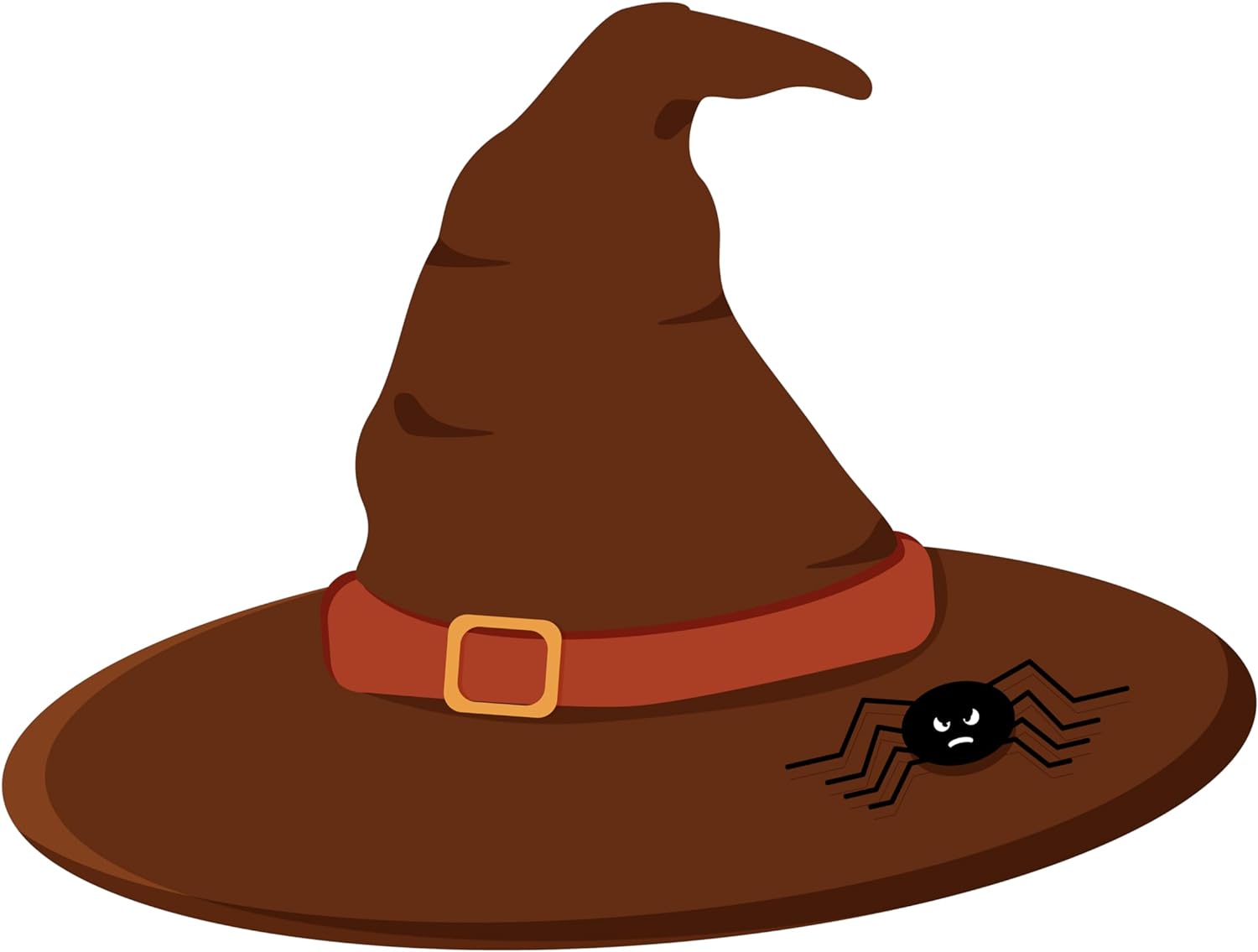 Inspirational Quote Witch Hat with Angry Spider Motivational Sticker Vinyl Decal Motivation Stickers- 5" Vinyl Sticker Waterproof