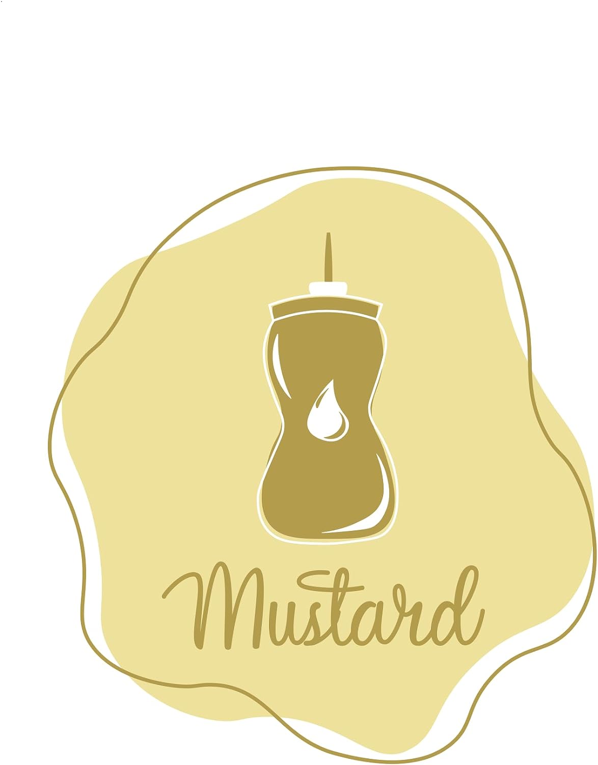 Inspirational Quote Mustard Motivational Sticker Vinyl Decal Motivation Stickers- 5" Vinyl Sticker Waterproof