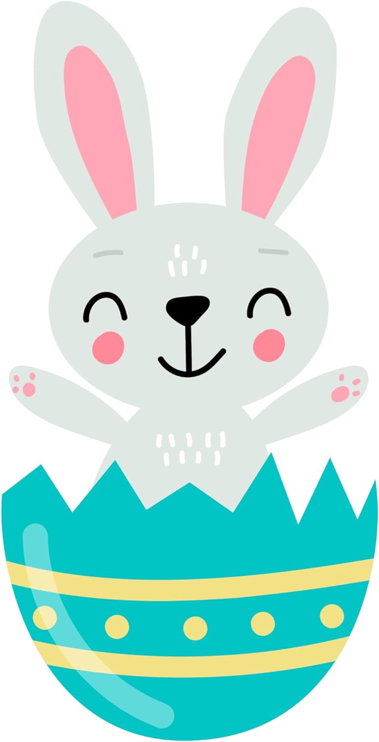 Inspirational Quote "Set of Cute Bunny" Motivational Sticker Vinyl Decal Motivation Stickers- 5" Vinyl Sticker Waterproof