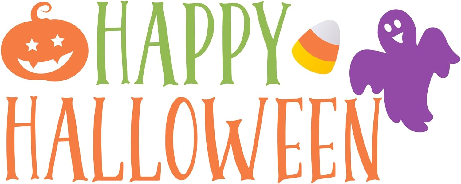Inspirational Quote Happy Halloween Motivational Sticker Vinyl Decal Motivation Stickers- 5" Vinyl Sticker Waterproof