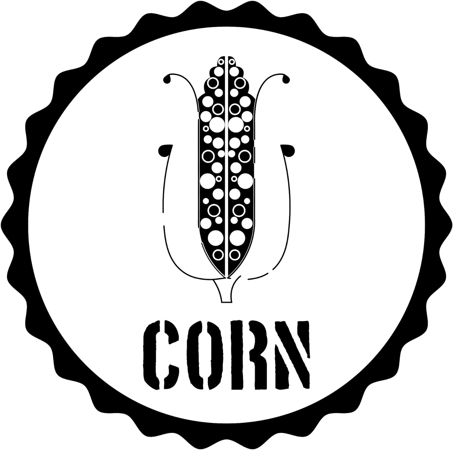 Inspirational Quote Corn, Motivational Sticker - Vinyl Decal Motivation Stickers- 5" Vinyl Sticker Waterproof