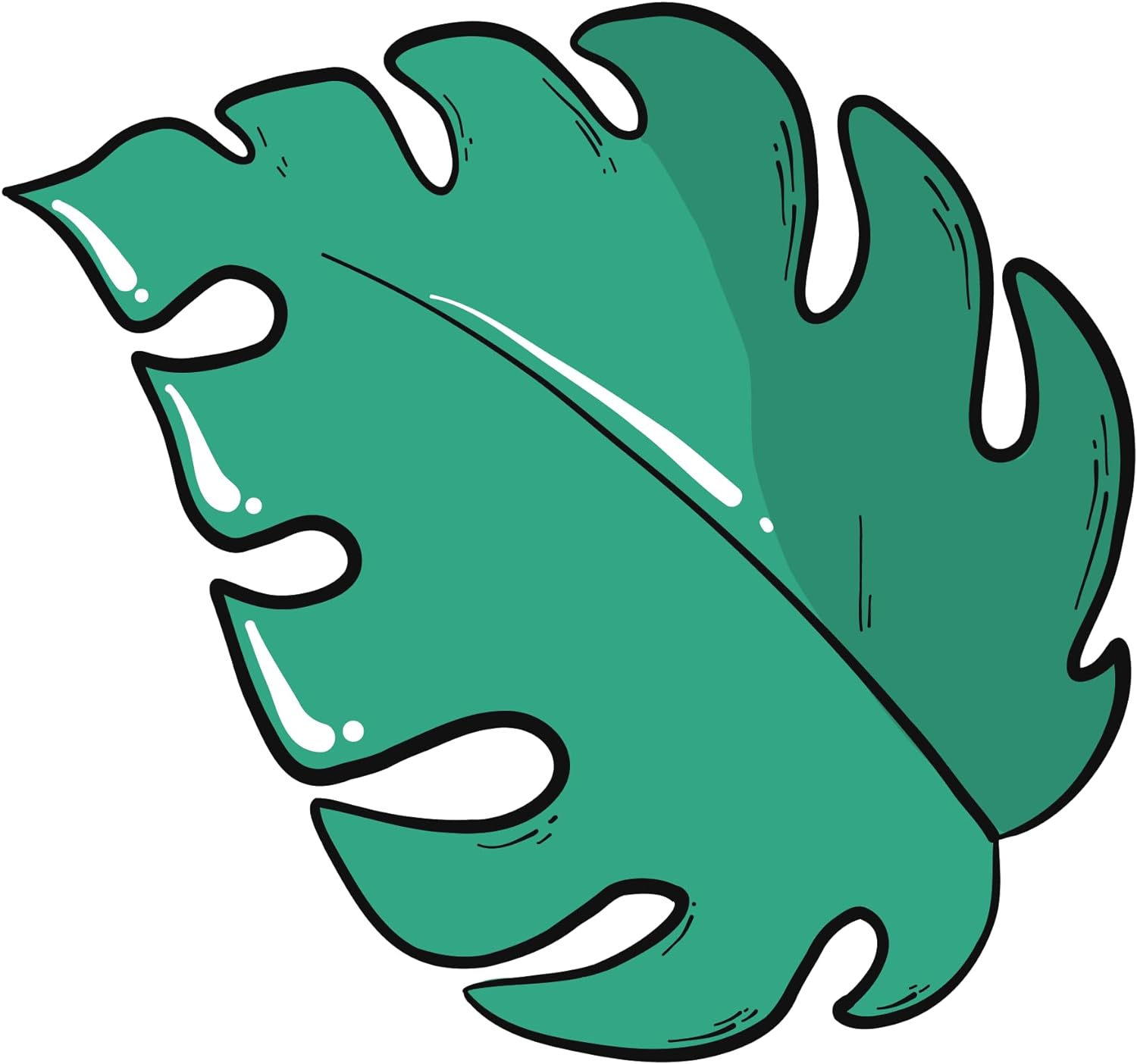 Inspirational Quote "Green Leaf" Motivational Sticker Vinyl Decal Motivation Stickers- 5" Vinyl Sticker Waterproof