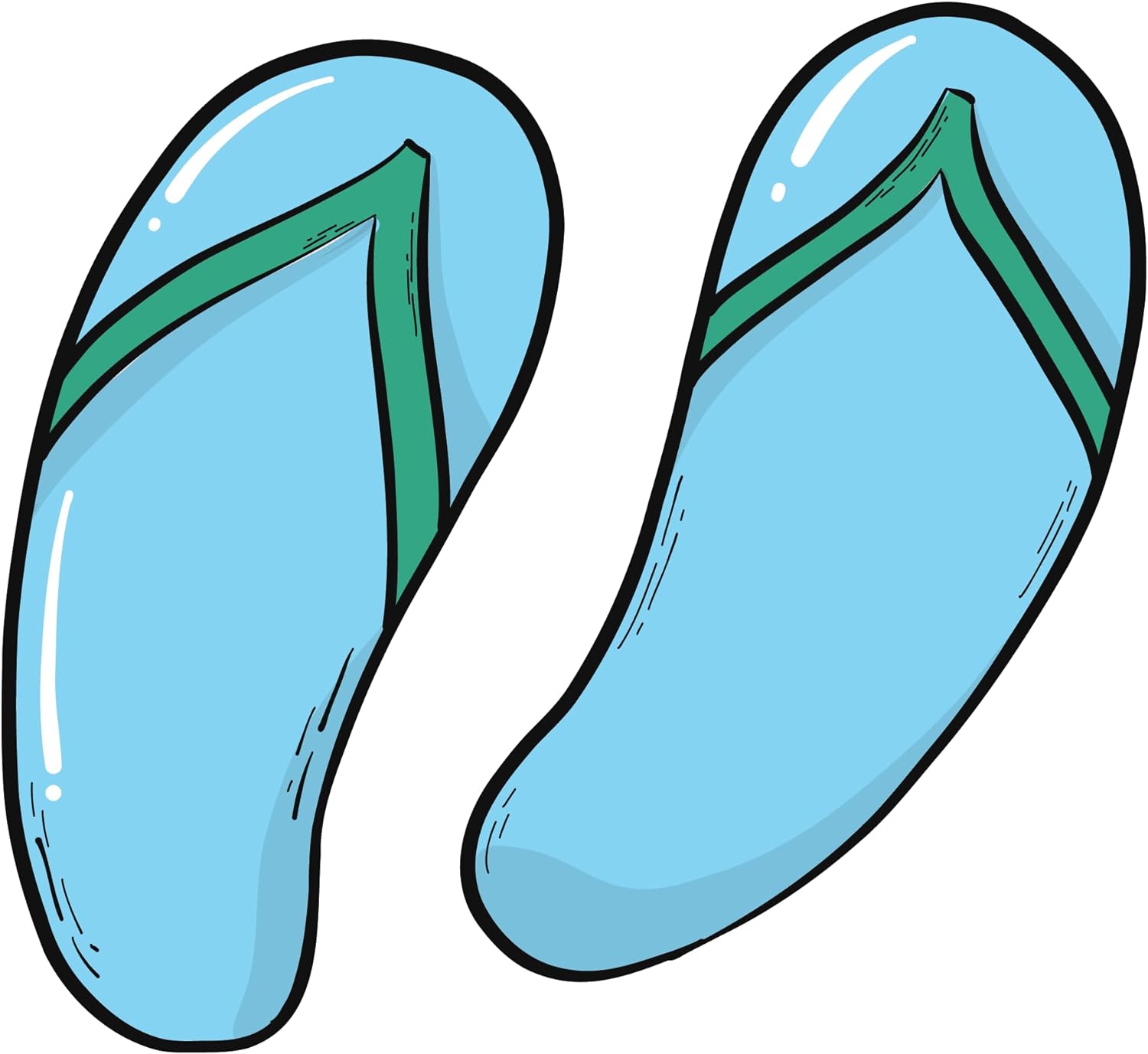 Inspirational Quote "Flip Flop" Motivational Sticker Vinyl Decal Motivation Stickers- 5" Vinyl Sticker Waterproof