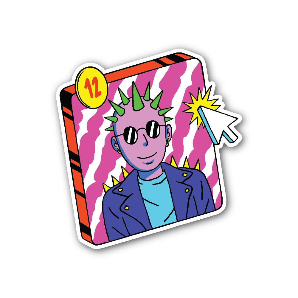 Control Alt and Delete Message Sticker - 5" Vinyl Sticker Waterproof