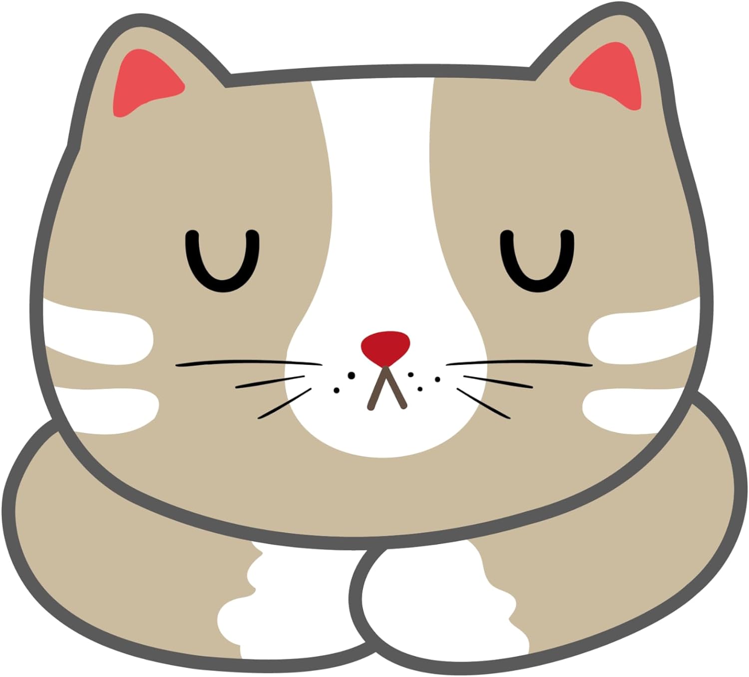 Inspirational Quote "Sleeping Cat Sticker" Motivational Sticker Vinyl Decal Motivation Stickers- 5" Vinyl Sticker Waterproof