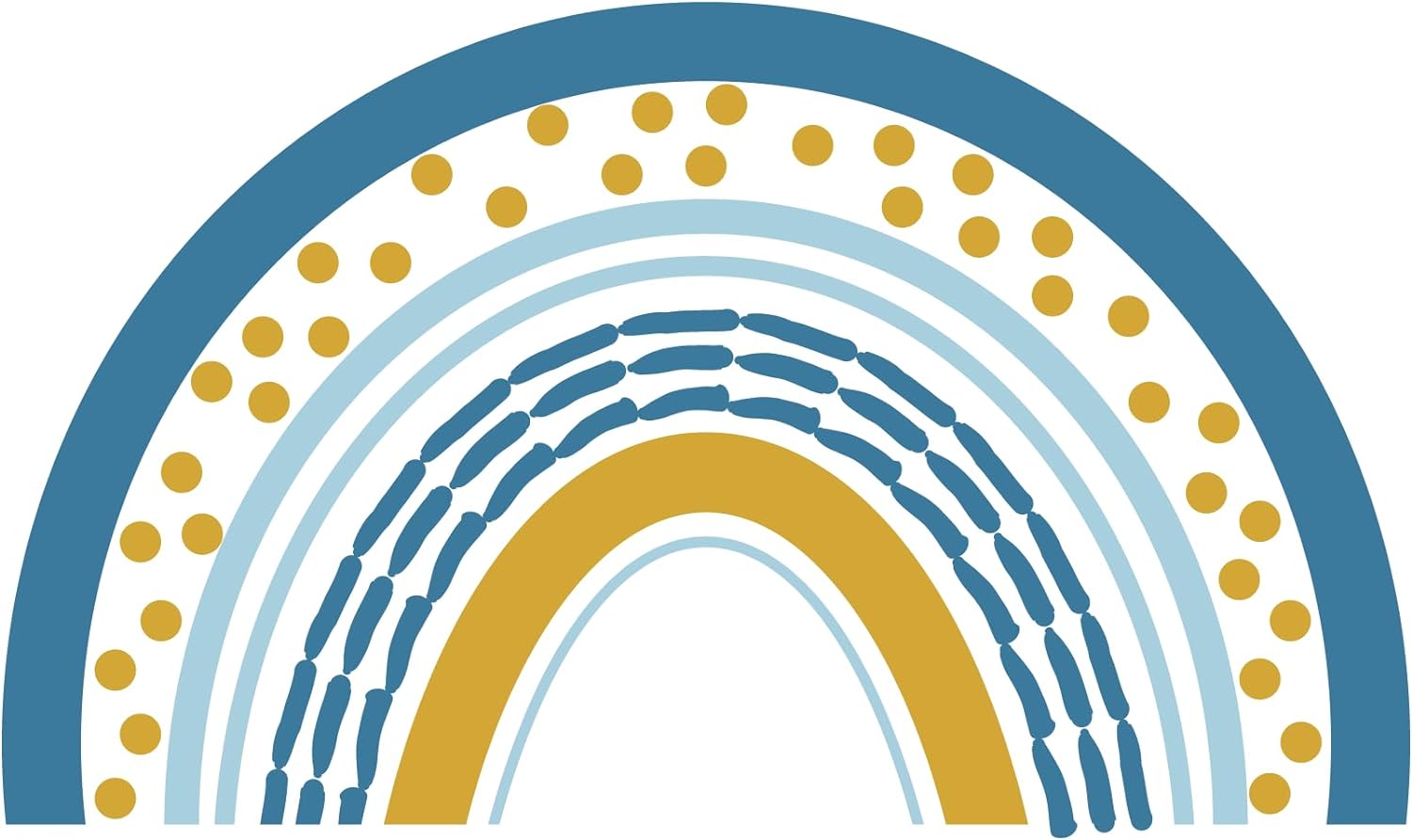 Inspirational Quote Christmas Boho Rainbow Motivational Sticker Vinyl Decal Motivation Stickers- 5" Vinyl Sticker Waterproof