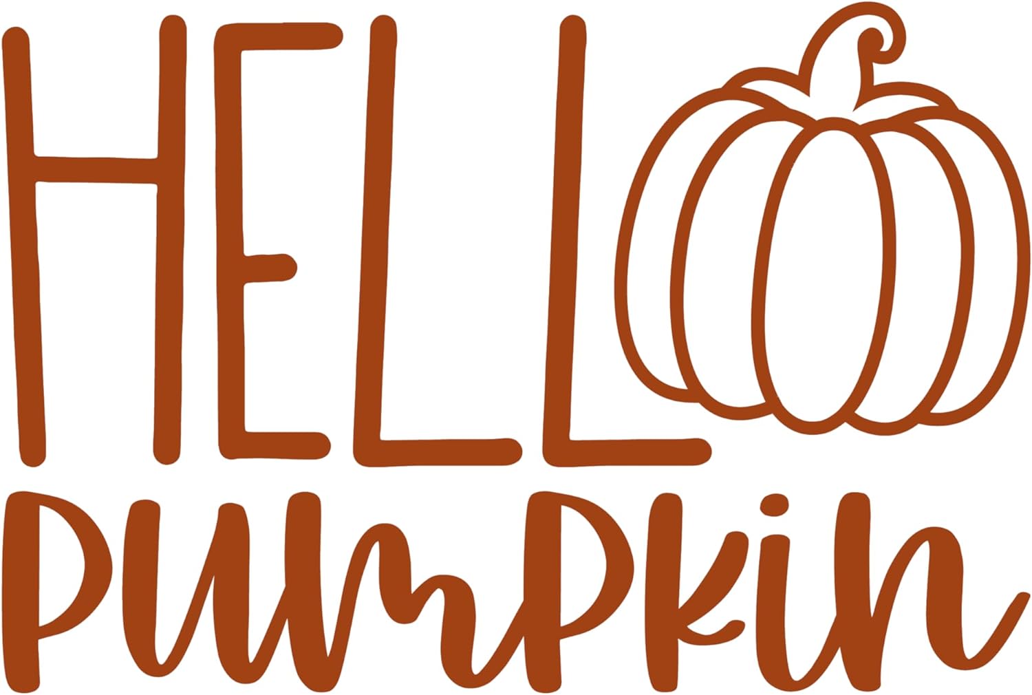 Inspirational Quote Hello Pumpkin Beautiful Gift Motivational Sticker Vinyl Decal Motivation Stickers- 5" Vinyl Sticker Waterproof