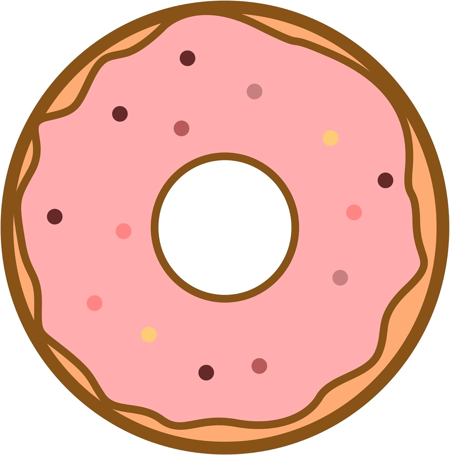 Inspirational Quote Sweet Donut Cute Motivational Sticker Vinyl Decal Motivation Stickers- 5" Vinyl Sticker Waterproof