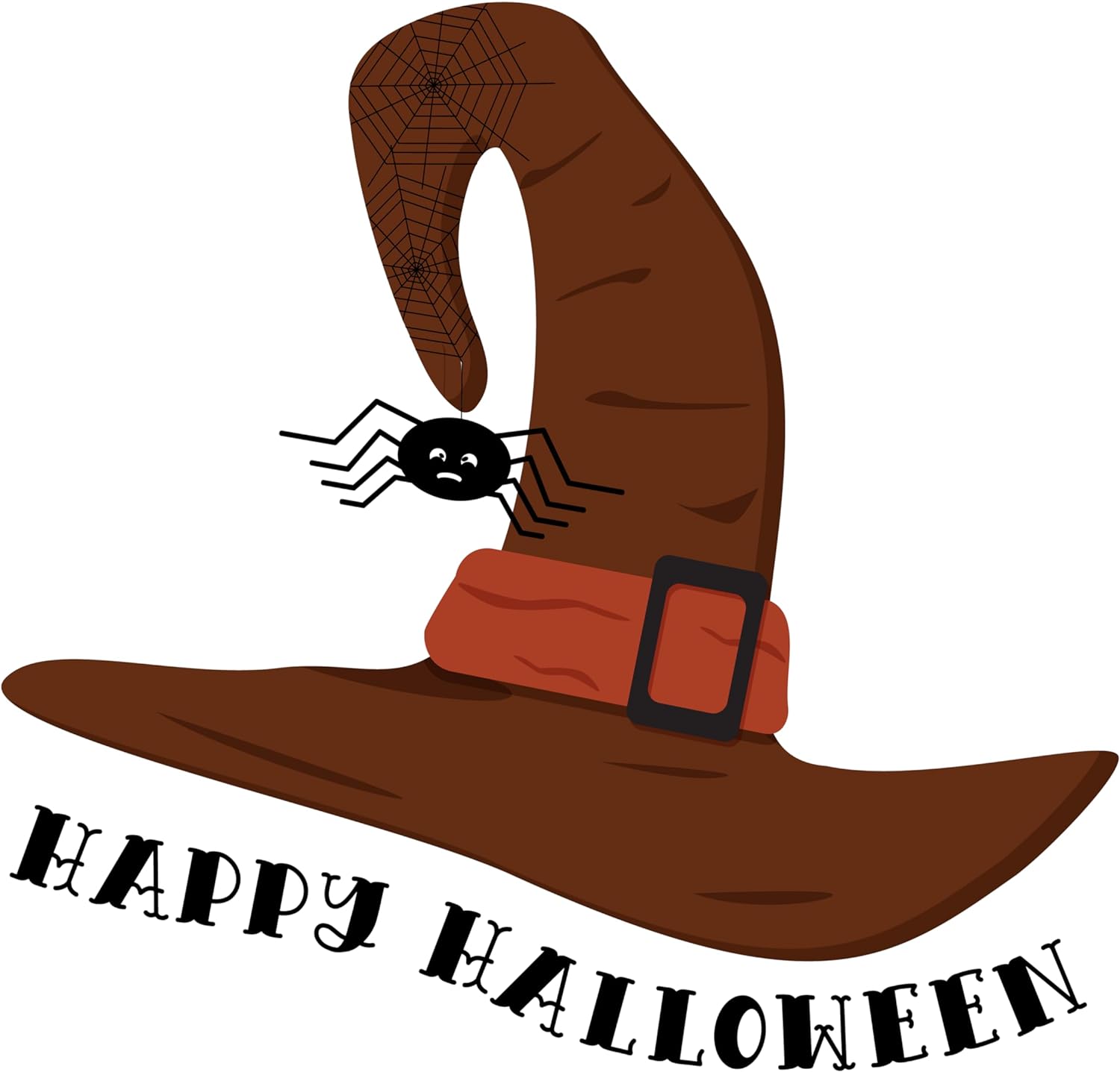 Inspirational Quote Witch Hat with Angry Spider, Sticker Motivational Sticker Vinyl Decal Motivation Stickers- 5" Vinyl Sticker Waterproof
