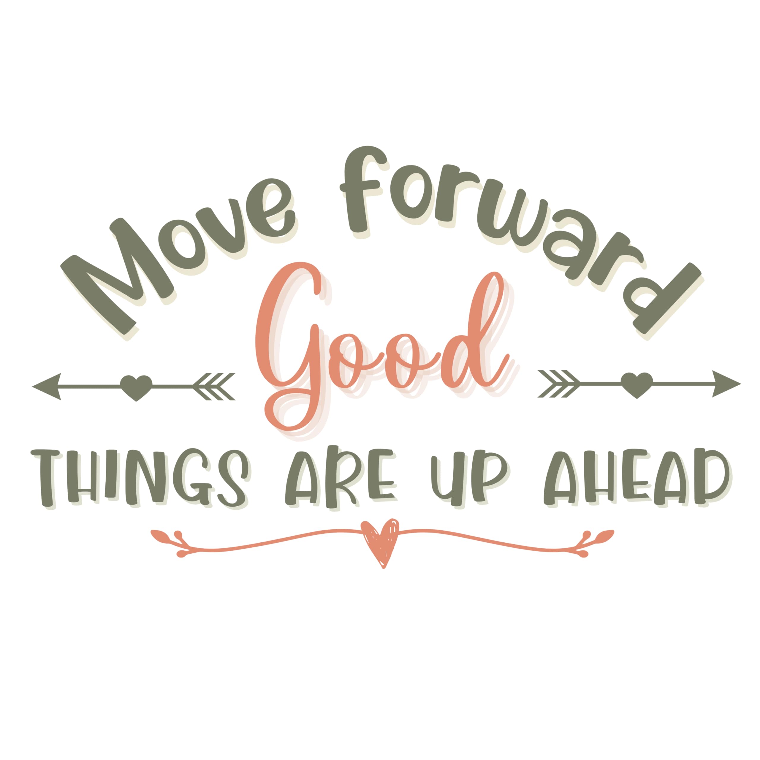 2 (Pieces) 3" and 5" Stickers n Decals with You Forever - Motivational Sticker Vinyl Decal Sticker,
