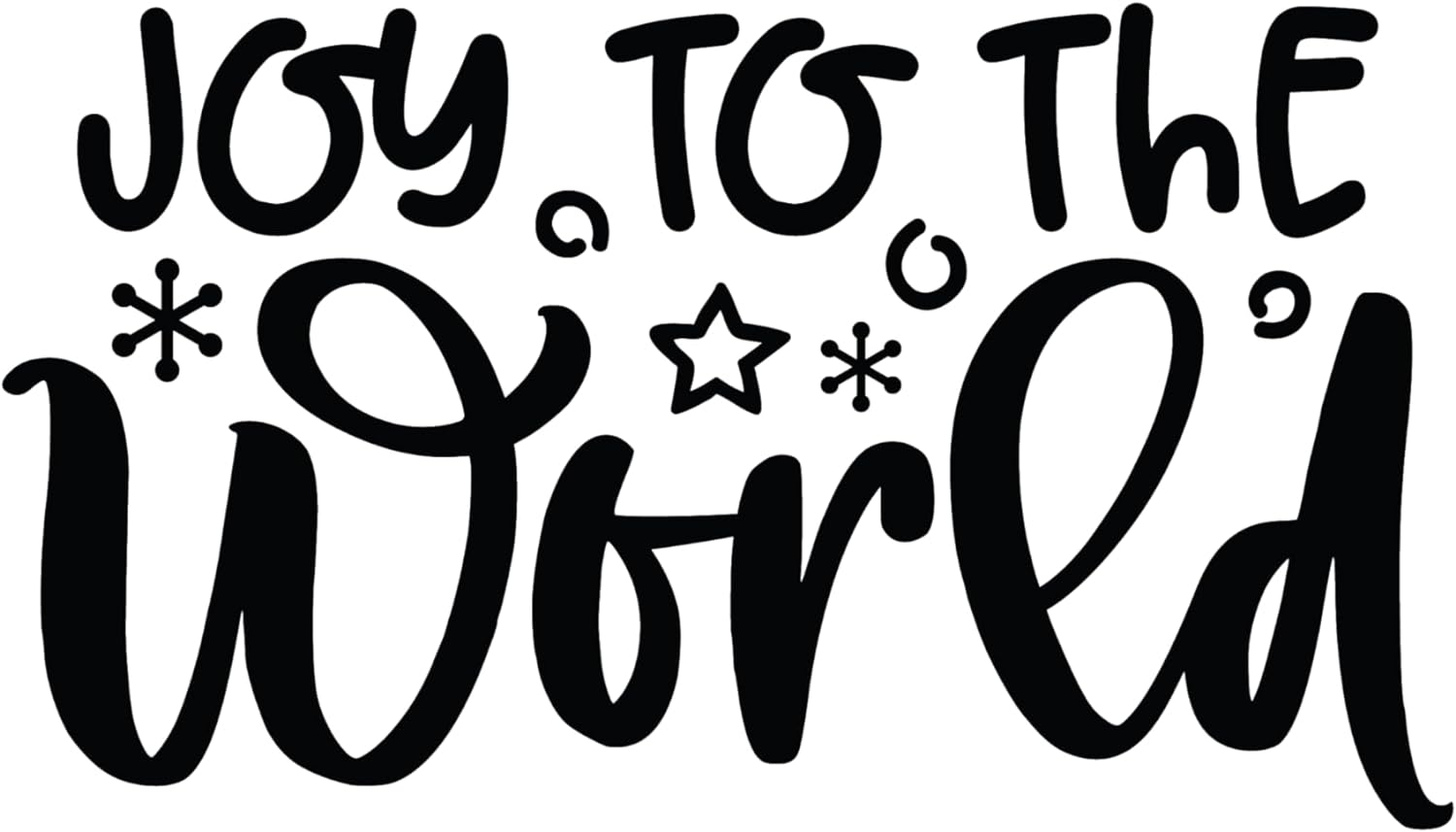 Inspirational Quote Joy to The World, Motivational Sticker Vinyl Decal Motivation Stickers- 5" Vinyl Sticker Waterproof