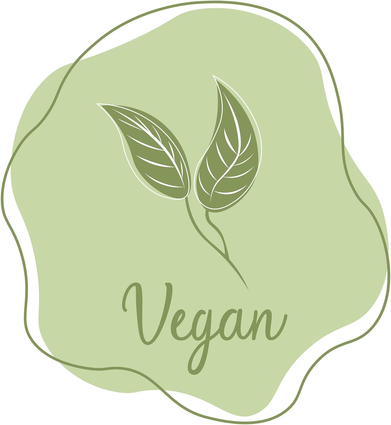 Inspirational Quote Vegan, Beautiful Motivational Sticker Vinyl Decal Motivation Stickers- 5" Vinyl Sticker Waterproof