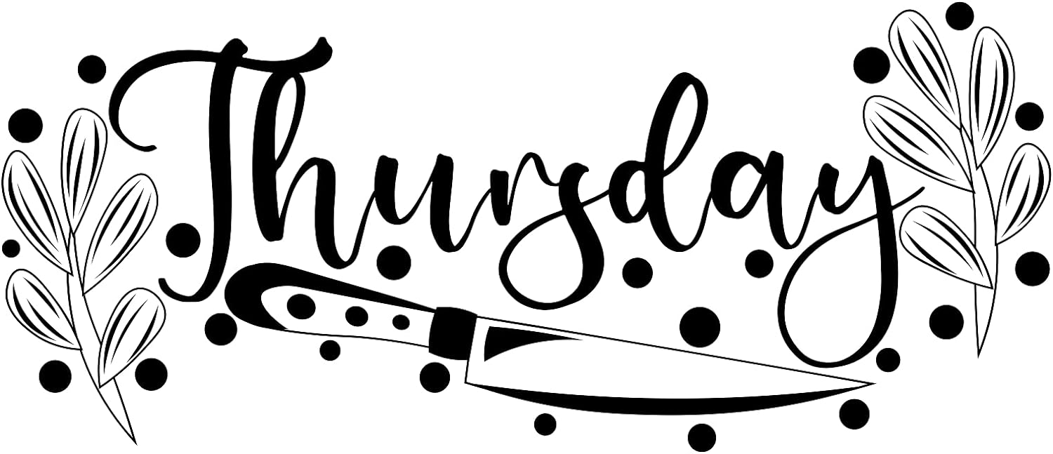 Inspirational Quote Thursday Knif Style Sticker Motivational Sticker Vinyl Decal Motivation Stickers- 5" Vinyl Sticker Waterproof