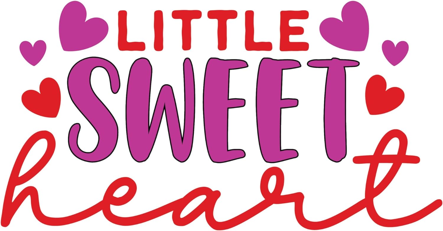 Inspirational Quote Little Sweet Heart Sticker Motivational Sticker Vinyl Decal Motivation Stickers- 5" Vinyl Sticker Waterproof