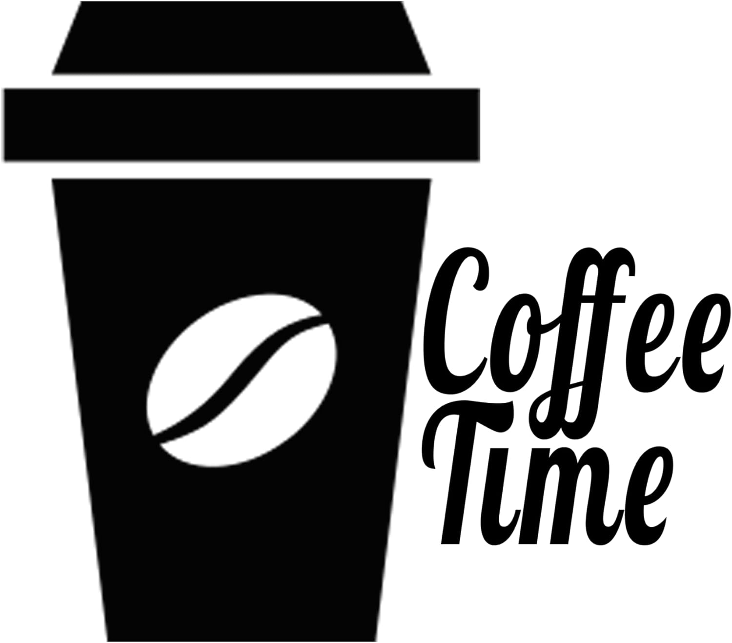 Inspirational Quote Coffee Time Motivational Sticker Vinyl Decal Motivation Stickers- 5" Vinyl Sticker Waterproof