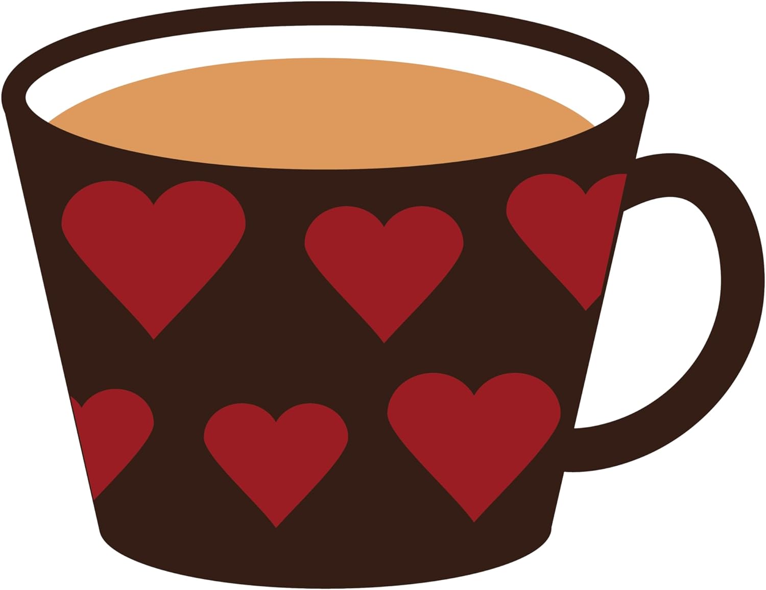 Inspirational Quote "Heart Loving Coffee & Gift" Motivational Sticker Vinyl Decal Motivation Stickers- 5" Vinyl Sticker Waterproof