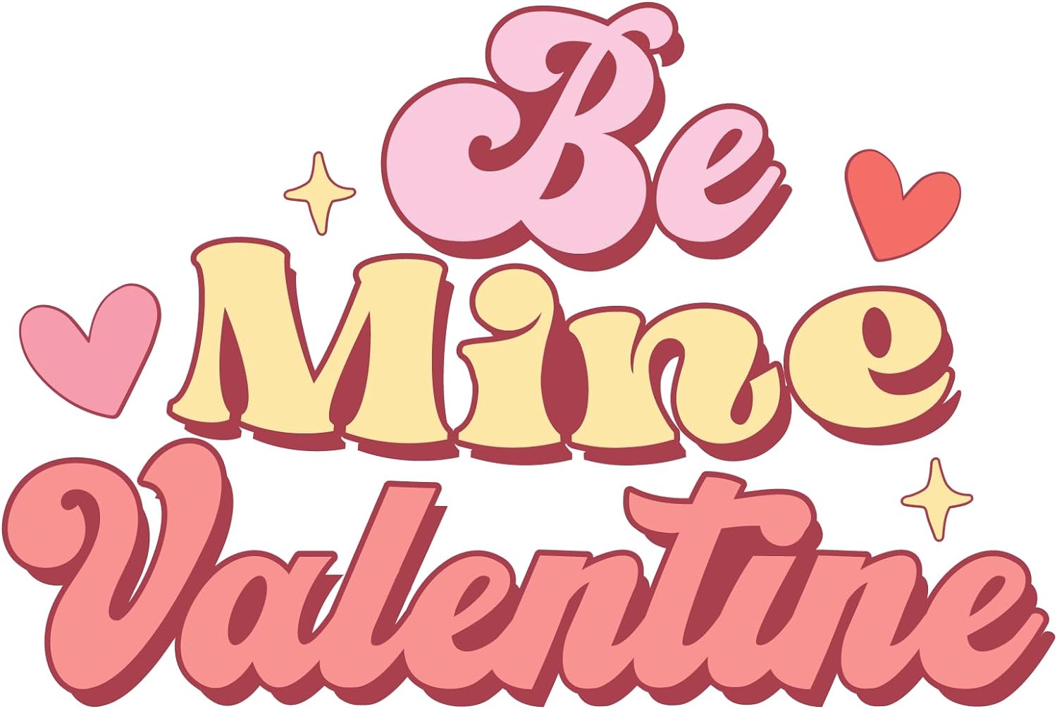 Inspirational Quote Mine Valentine Motivational Sticker Vinyl Decal Motivation Stickers- 5" Vinyl Sticker Waterproof