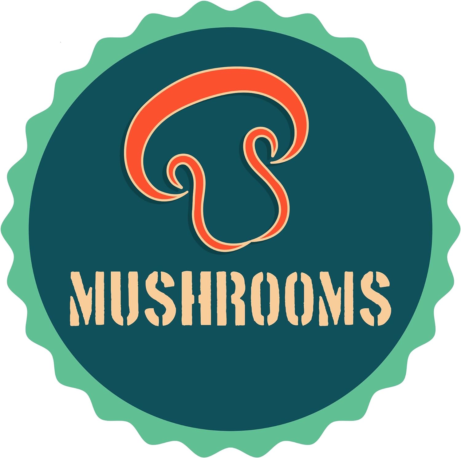 Inspirational Quote Mushrooms, Sticker Motivational Sticker Vinyl Decal Motivation Stickers- 5" Vinyl Sticker Waterproof