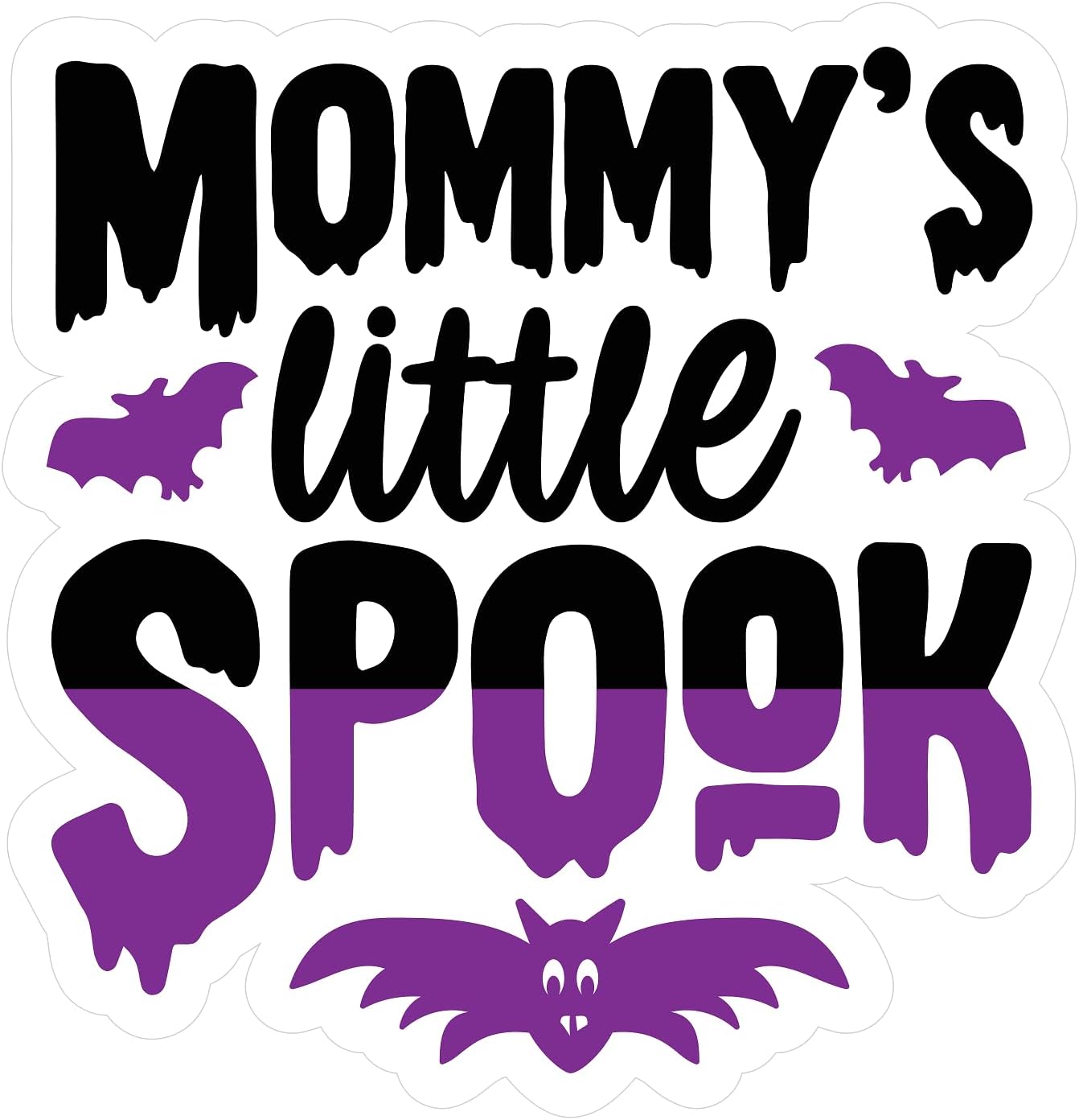 Inspirational Quote Mommys Little Spook Motivational Sticker Vinyl Decal Motivation Stickers- 5" Vinyl Sticker Waterproof