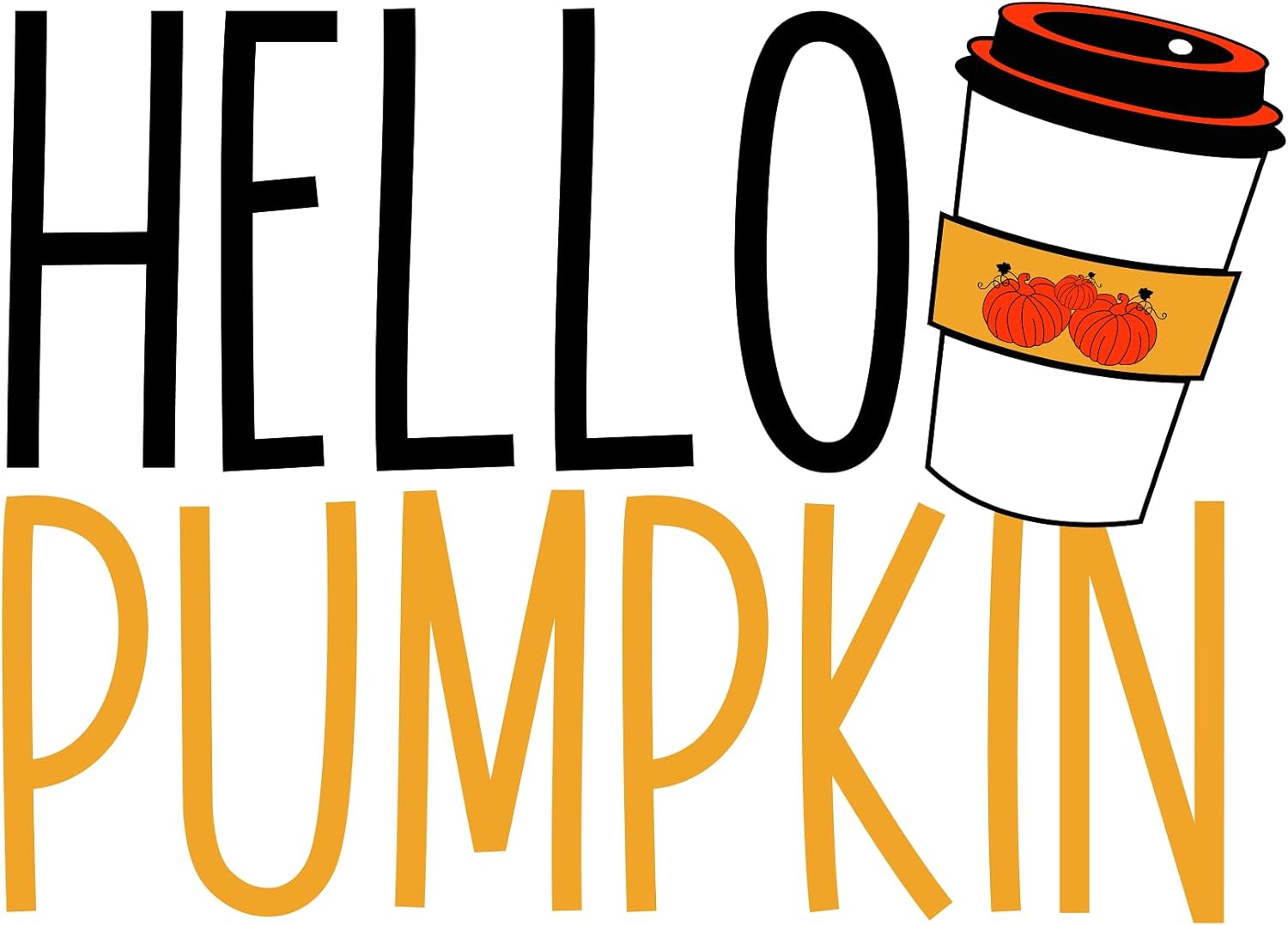 Inspirational Quote Hello Pumpkin Amazing Style Motivational Sticker Vinyl Decal Motivation Stickers- 5" Vinyl Sticker Waterproof