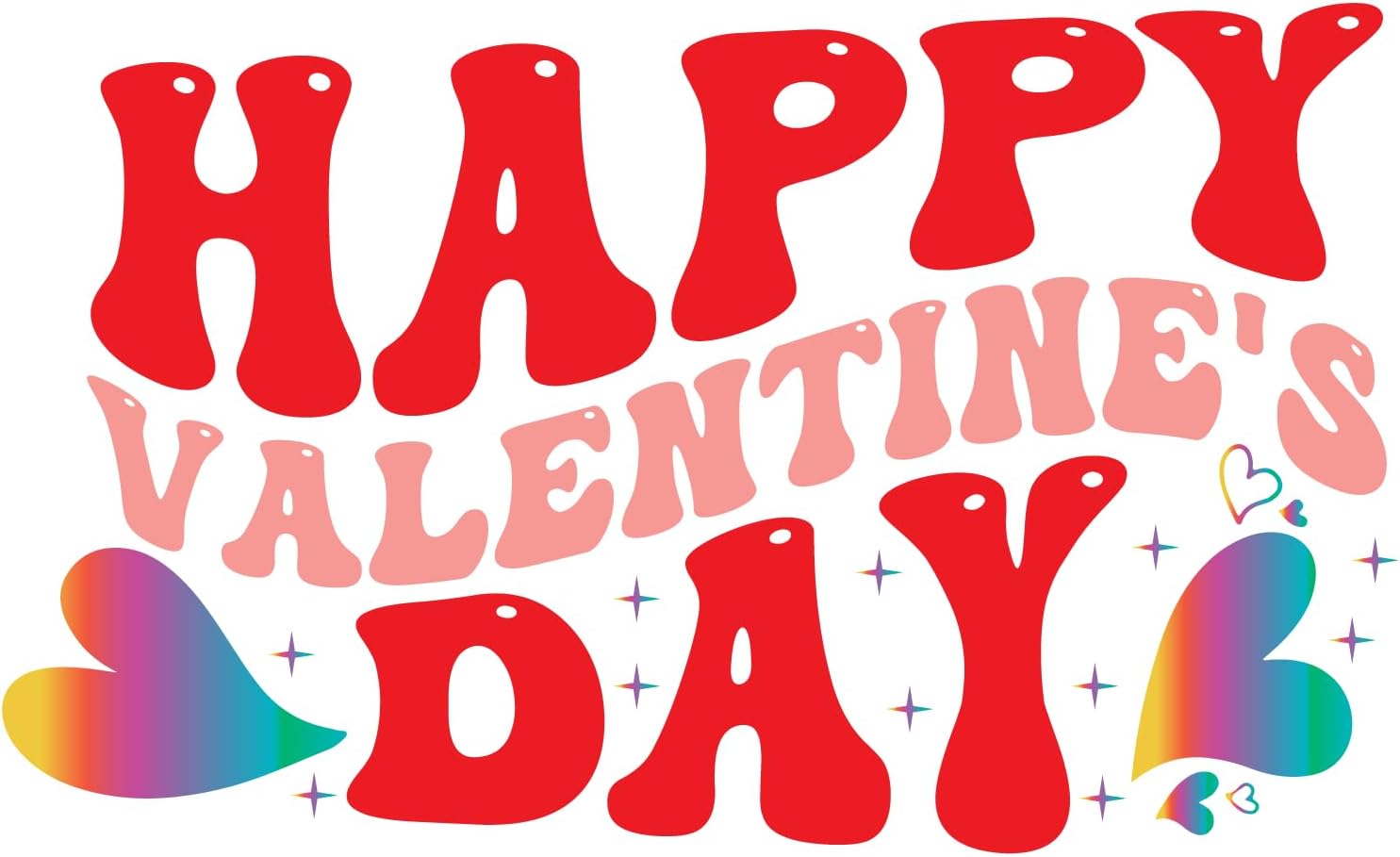 Inspirational Quote Happy Valentine's Day Motivational Sticker Vinyl Decal Motivation Stickers- 5" Vinyl Sticker Waterproof