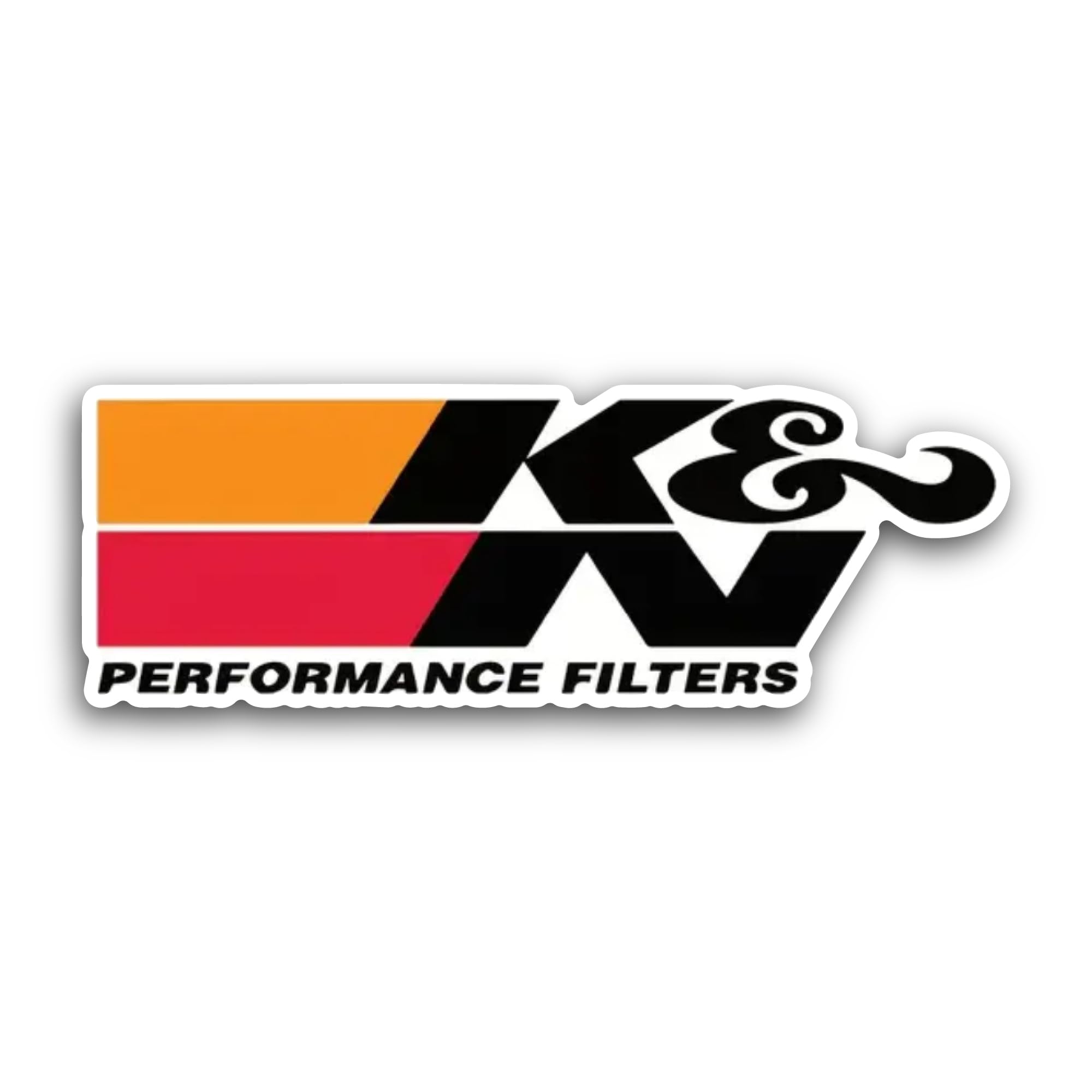 2 (Pieces) 3" and 5" Performance Filters Text Sticker, Waterproof Vinyl Decals for Many Purpose Like