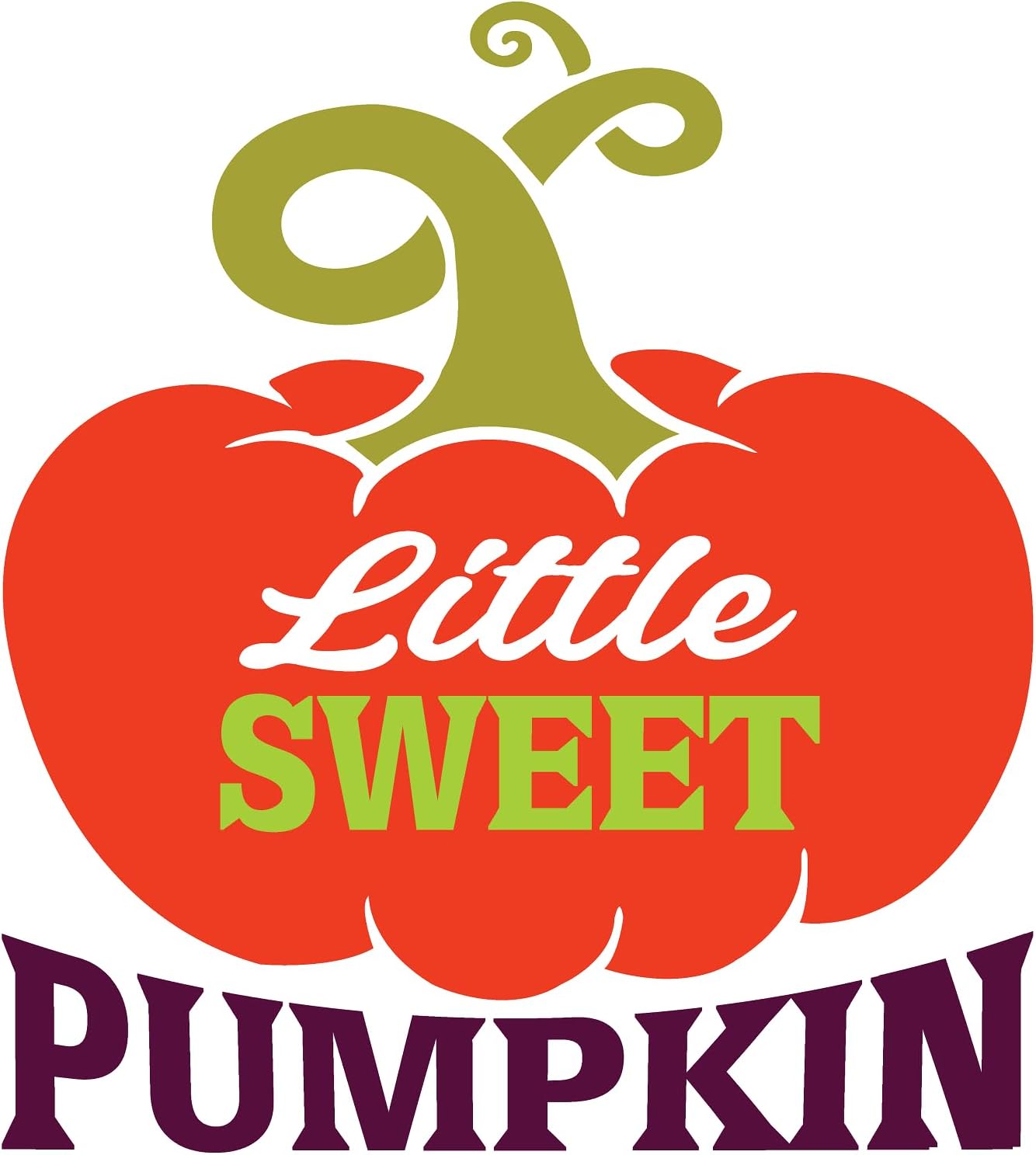 Inspirational Quote Little Sweet Pumpkin Motivational Sticker Vinyl Decal Motivation Stickers- 5" Vinyl Sticker Waterproof