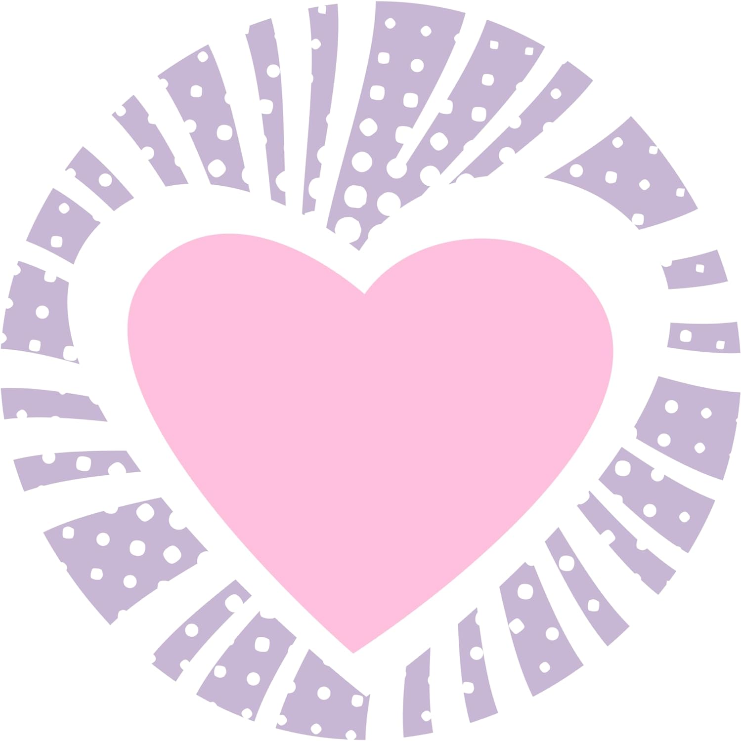 Inspirational Quote Pink Heart Decoration Motivational Sticker Vinyl Decal Motivation Stickers- 5" Vinyl Sticker Waterproof