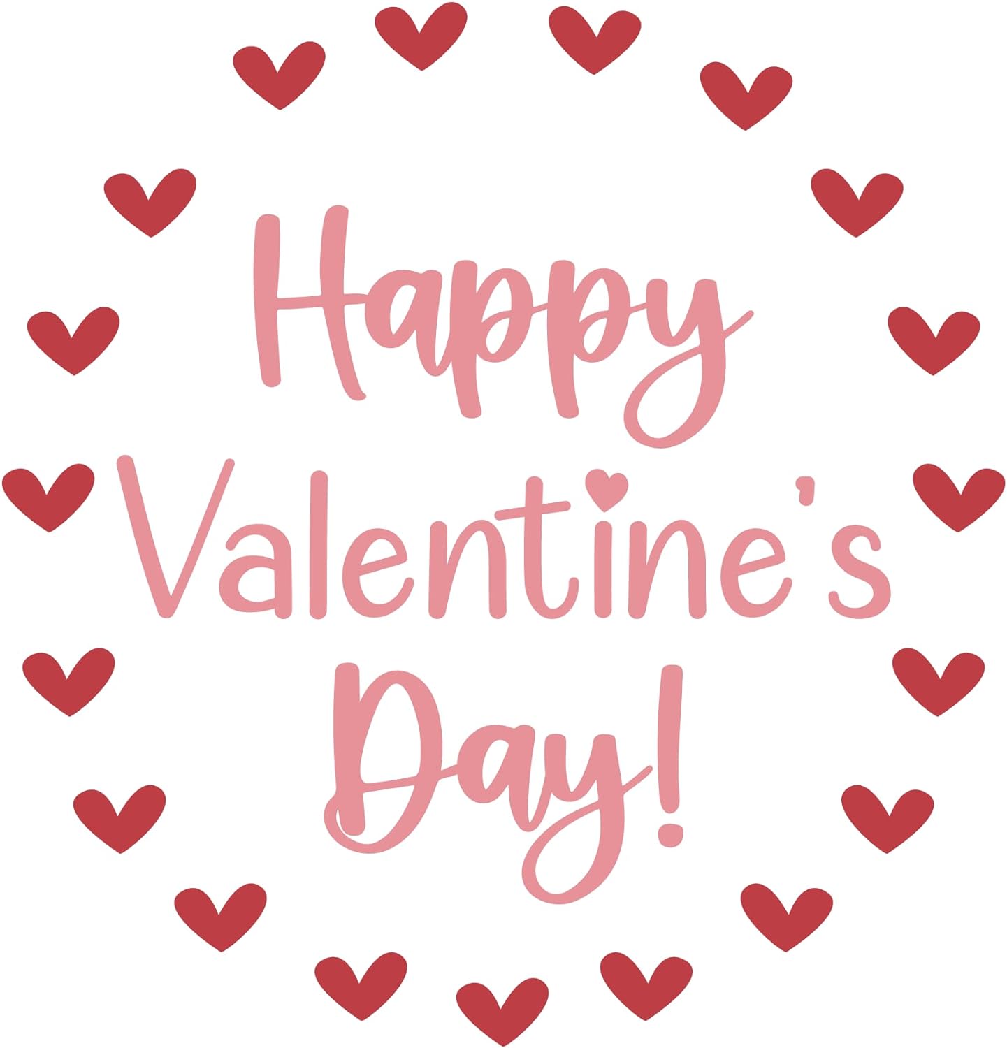 Inspirational Quote Happy Valentines Day Motivational Sticker Vinyl Decal Motivation Stickers- 5" Vinyl Sticker Waterproof