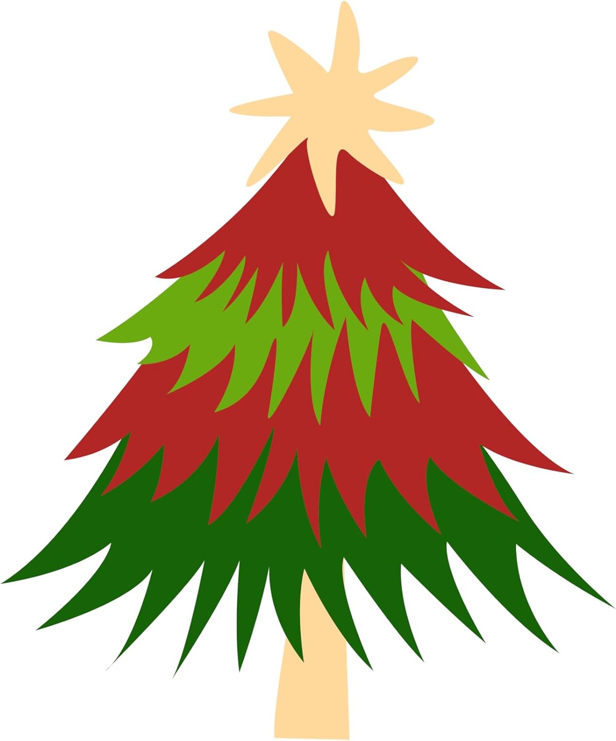 Inspirational Quote Christmas Tree with Different Color Motivational Sticker Vinyl Decal Motivation Stickers- 5" Vinyl Sticker Waterproof