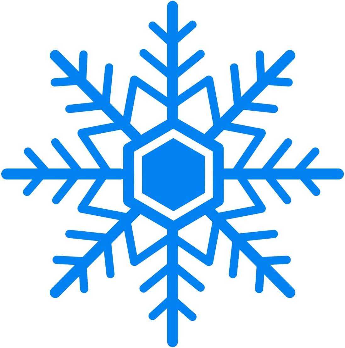 Inspirational Quote Snowflakess Motivational Sticker Vinyl Decal Motivation Stickers- 5" Vinyl Sticker Waterproof