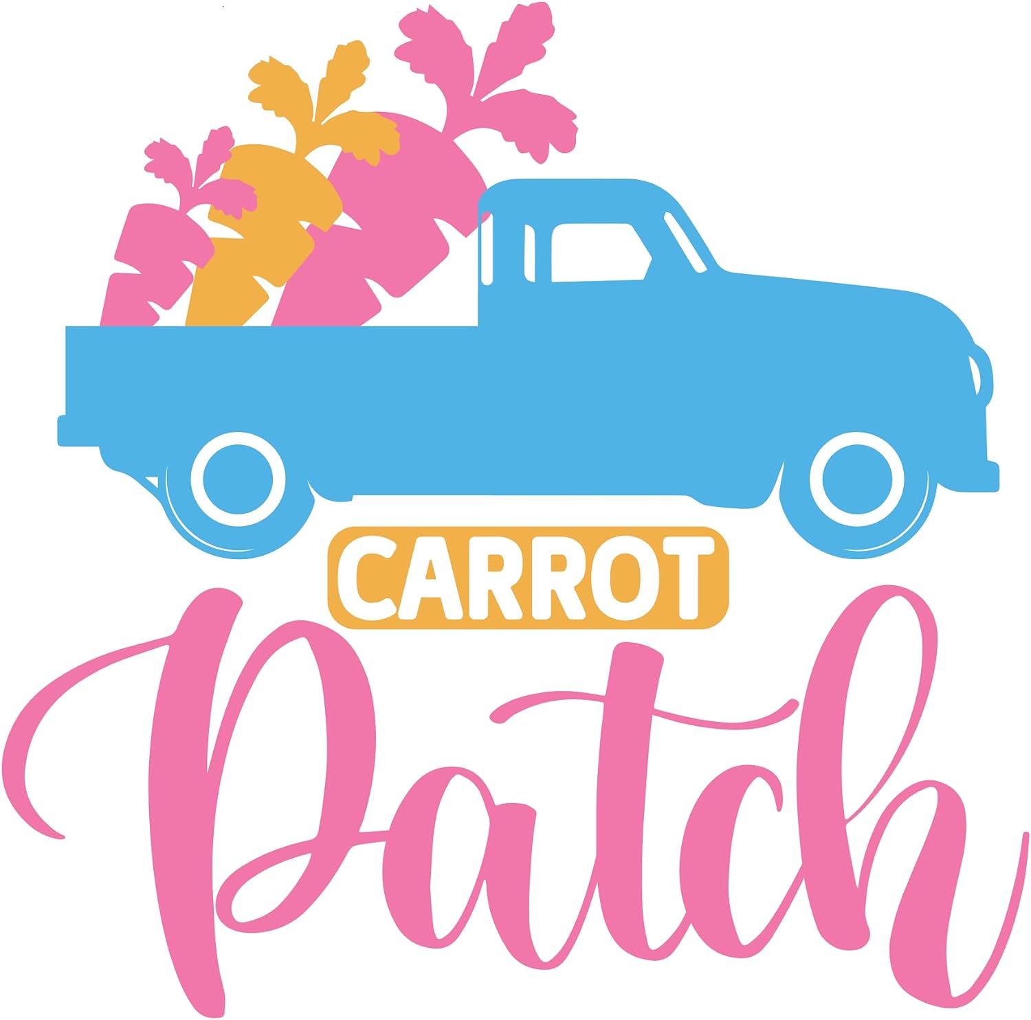 Inspirational Quote "Carrot Patch" Motivational Sticker Vinyl Decal Motivation Stickers- 5" Vinyl Sticker Waterproof