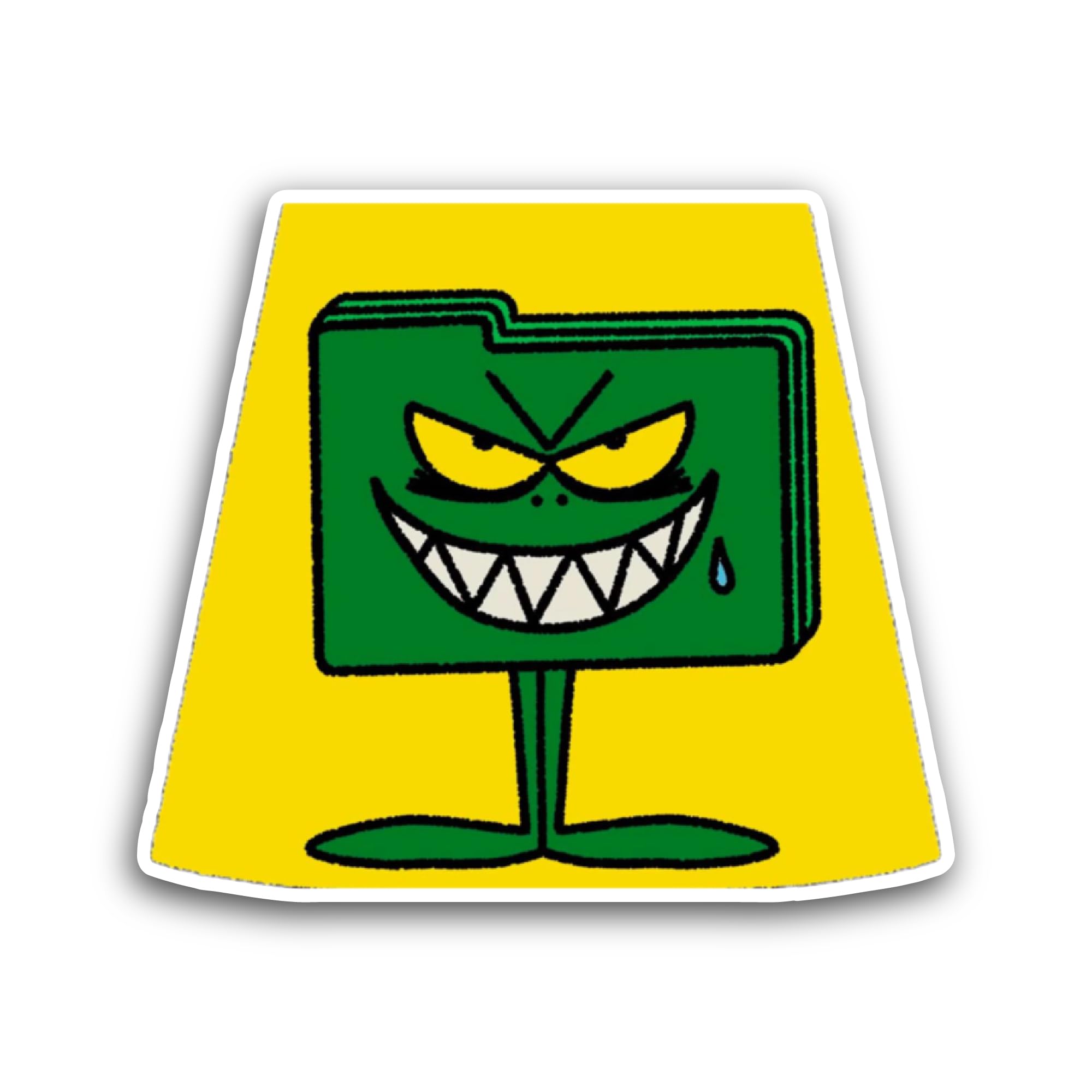 2 (Pieces) 3" and 5" YEP Sticker, Waterproof Vinyl Decals for Many Purpose Like Cars, Trucks, Laptop