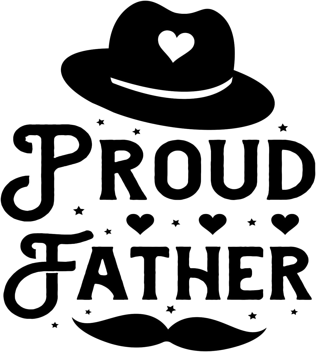 Inspirational Quote "Unique Proud Father Sticker" Motivational Sticker Vinyl Decal Motivation Stickers- 5" Vinyl Sticker Waterproof