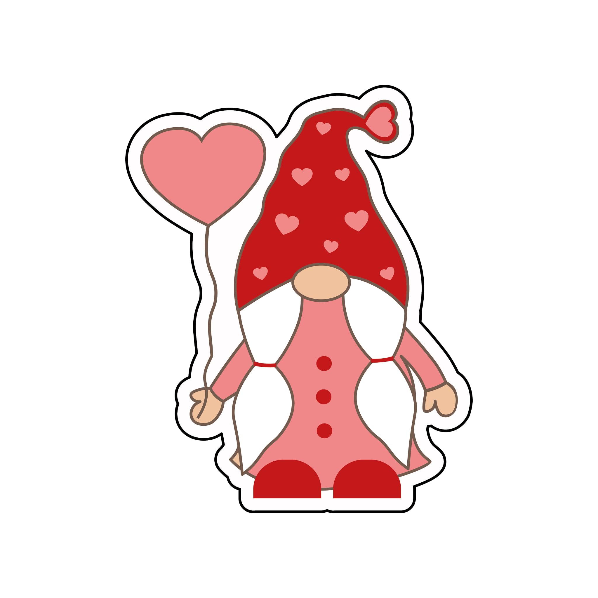 2 (Pieces) 3" and 5" Stickers n Decals - Christmas Animal Design - Motivational Sticker Vinyl Decal