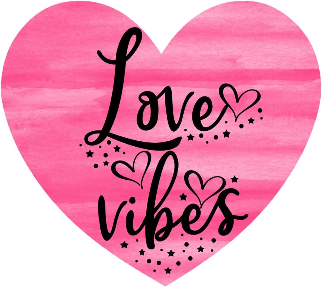 Inspirational Quote Love Vibes Motivational Sticker Vinyl Decal Motivation Stickers- 5" Vinyl Sticker Waterproof