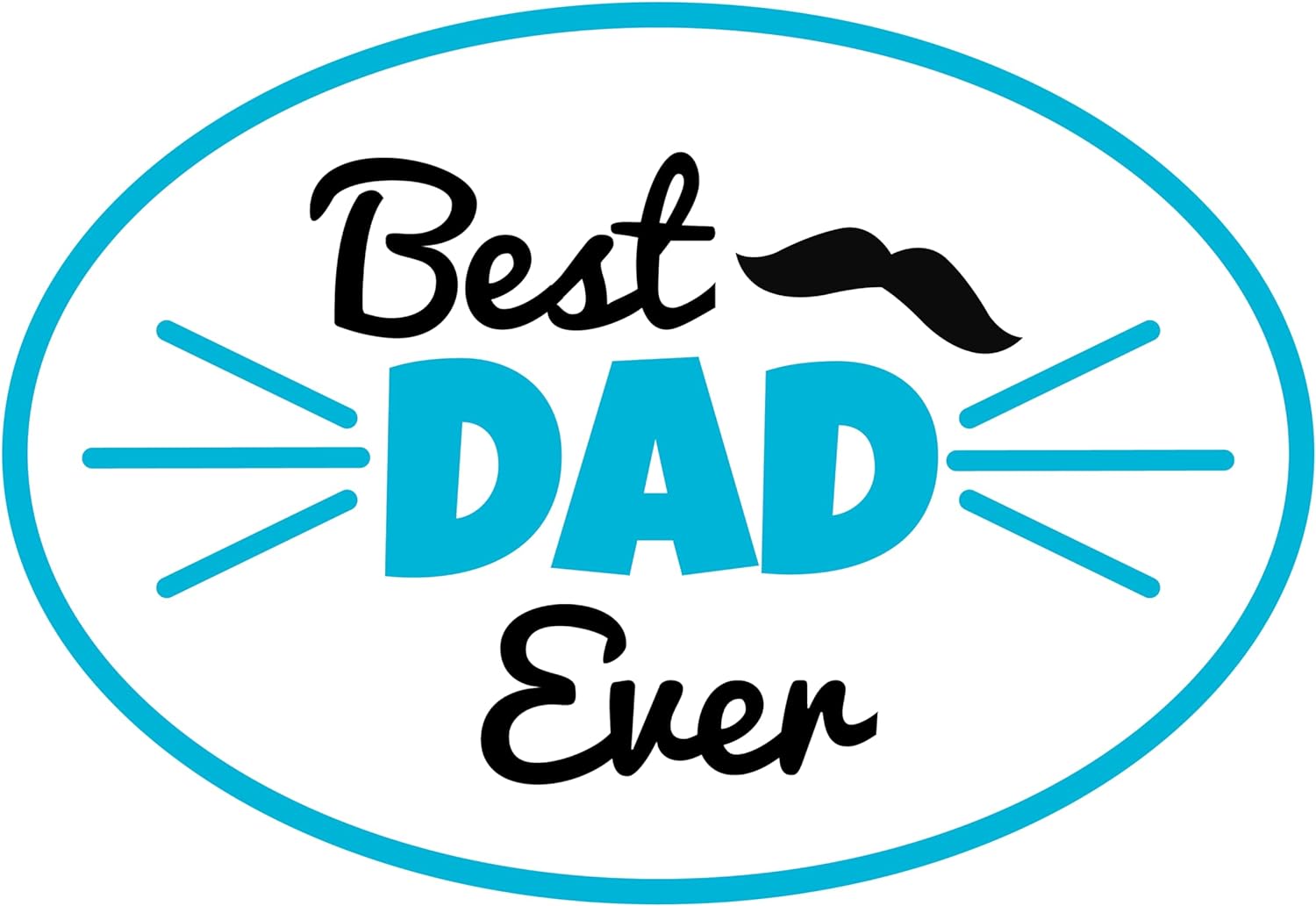 Inspirational Quote "Best dad Ever, Cool Sticker" Motivational Sticker Vinyl Decal Motivation Stickers- 5" Vinyl Sticker Waterproof