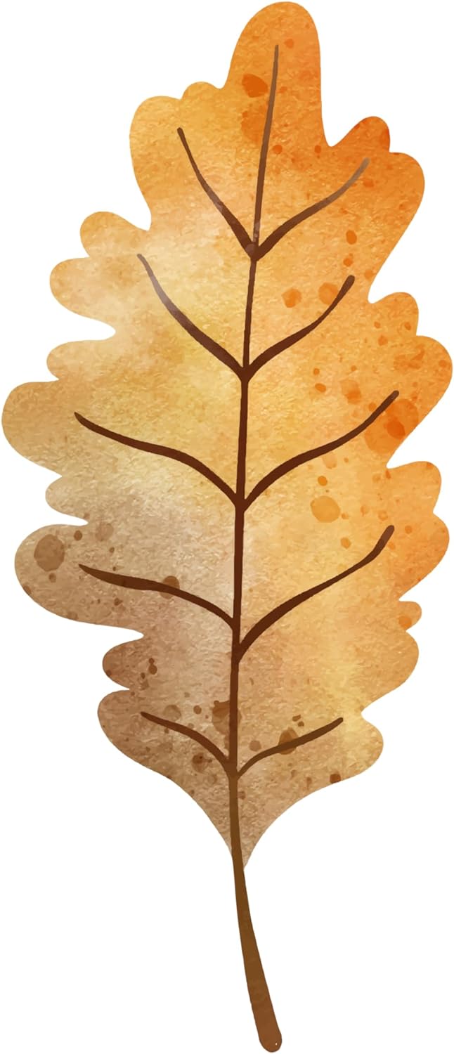 Inspirational Quote Orange autumn leaves Motivational Sticker Vinyl Decal Motivation Stickers- 5" Vinyl Sticker Waterproof