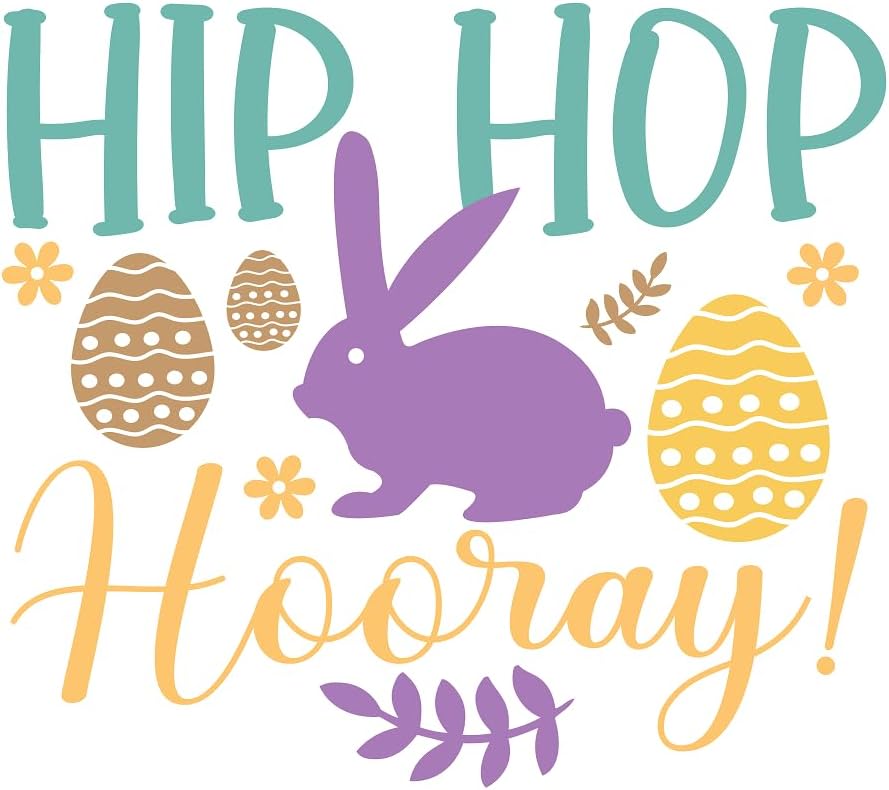 Inspirational Quote "Hip Hop Hooray" Motivational Sticker Vinyl Decal Motivation Stickers- 5" Vinyl Sticker Waterproof