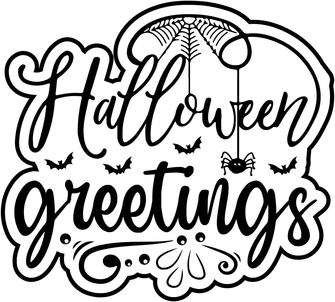 Inspirational Quote Halloween Greetings Motivational Sticker Vinyl Decal Motivation Stickers- 5" Vinyl Sticker Waterproof