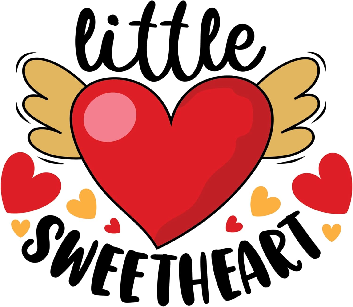 Inspirational Quote Little Sweet Heart Motivational Sticker Vinyl Decal Motivation Stickers- 5" Vinyl Sticker Waterproof