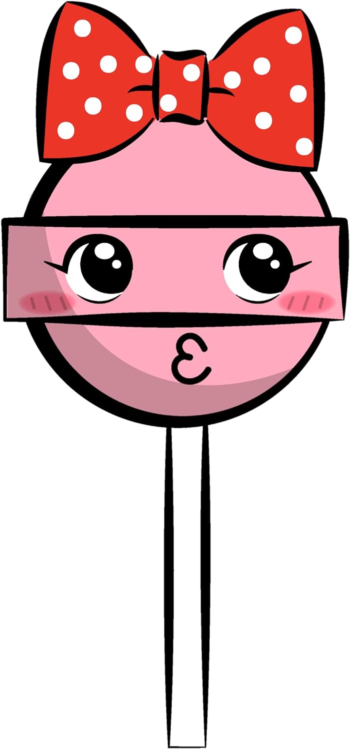 Inspirational Quote Pink Lollypop Baby Kiss Style Motivational Sticker Vinyl Decal Motivation Stickers- 5" Vinyl Sticker Waterproof