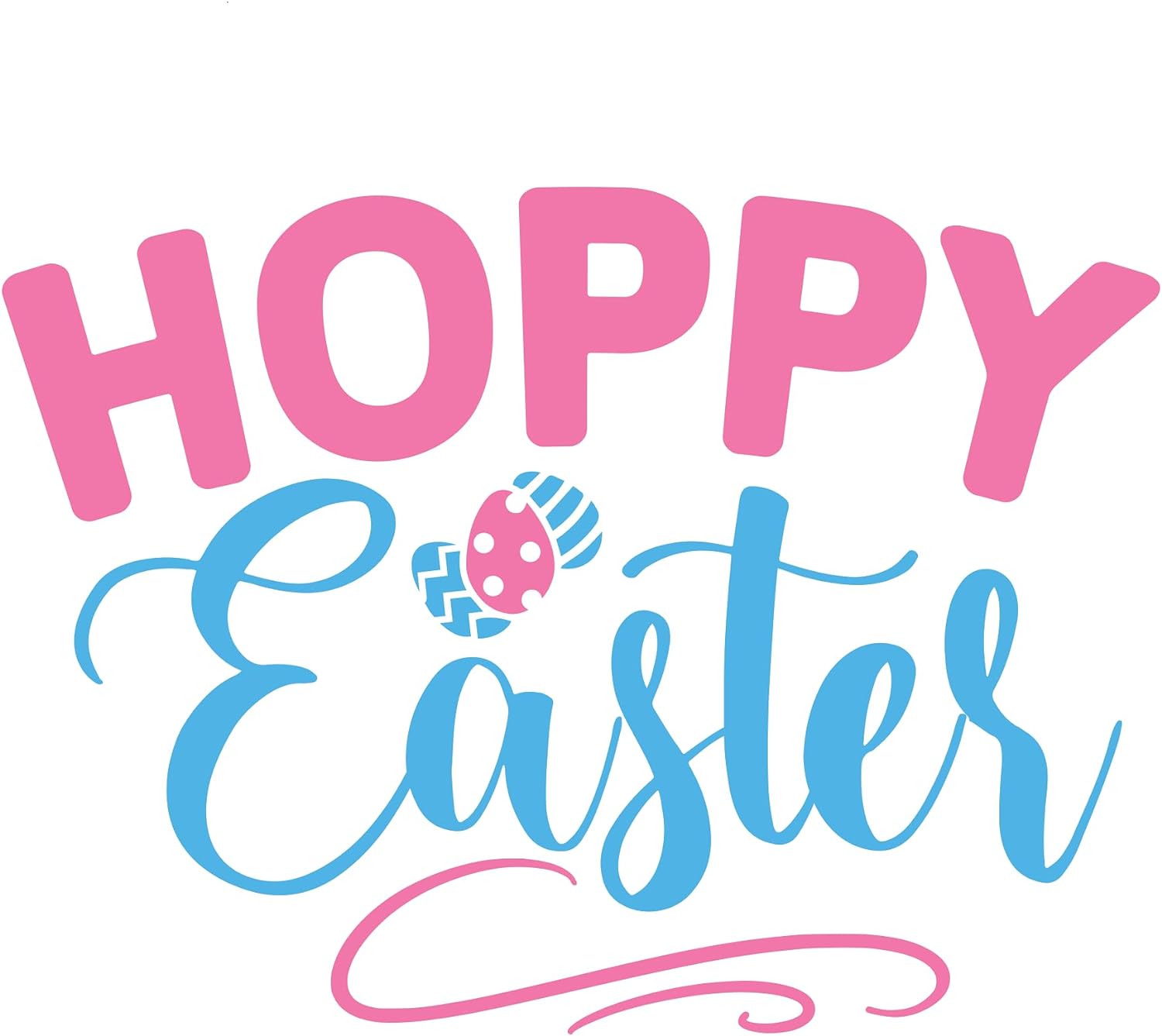Inspirational Quote "Hoppy Easter" Motivational Sticker Vinyl Decal Motivation Stickers- 5" Vinyl Sticker Waterproof