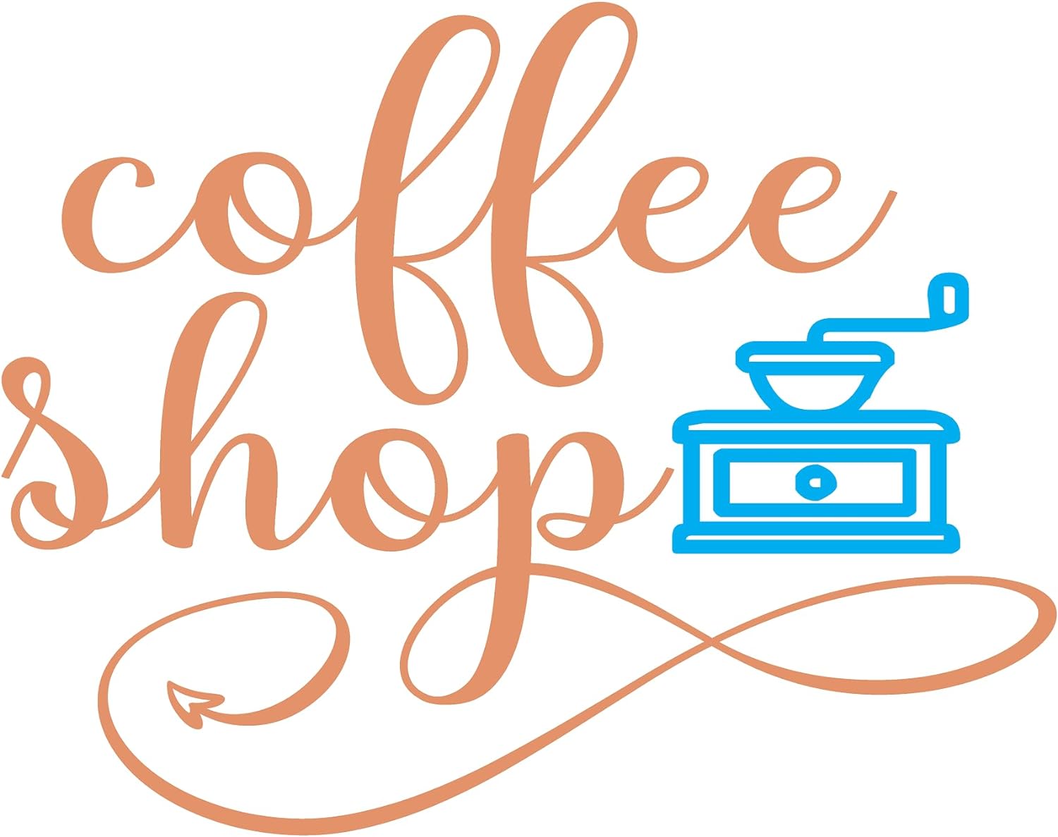 Inspirational Quote "Coffee Shop-" Motivational Sticker Vinyl Decal Motivation Stickers- 5" Vinyl Sticker Waterproof