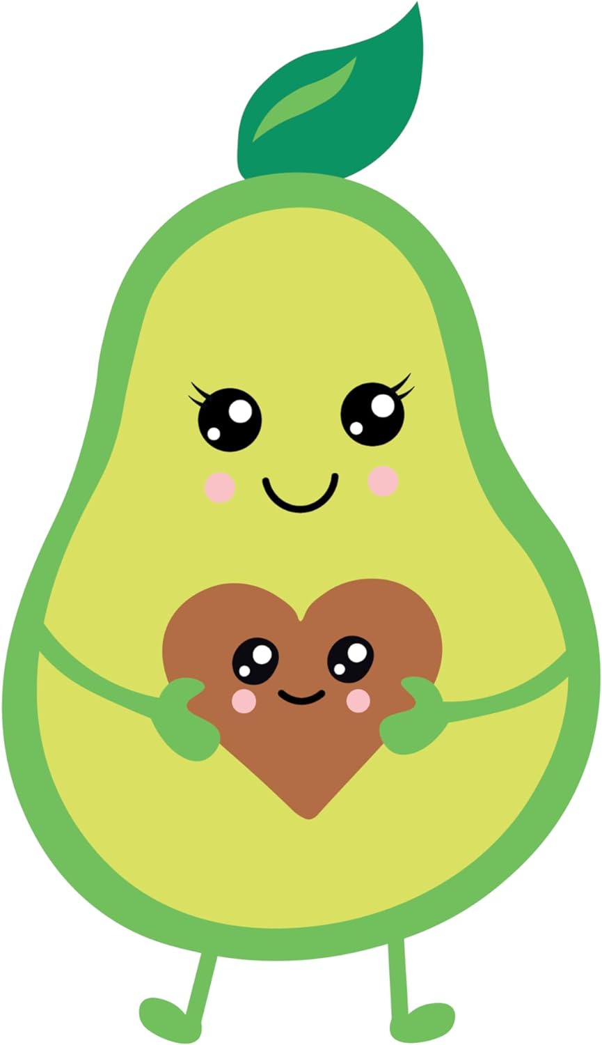 Inspirational Quote Avocado Sticker Motivational Sticker Vinyl Decal Motivation Stickers- 5" Vinyl Sticker Waterproof