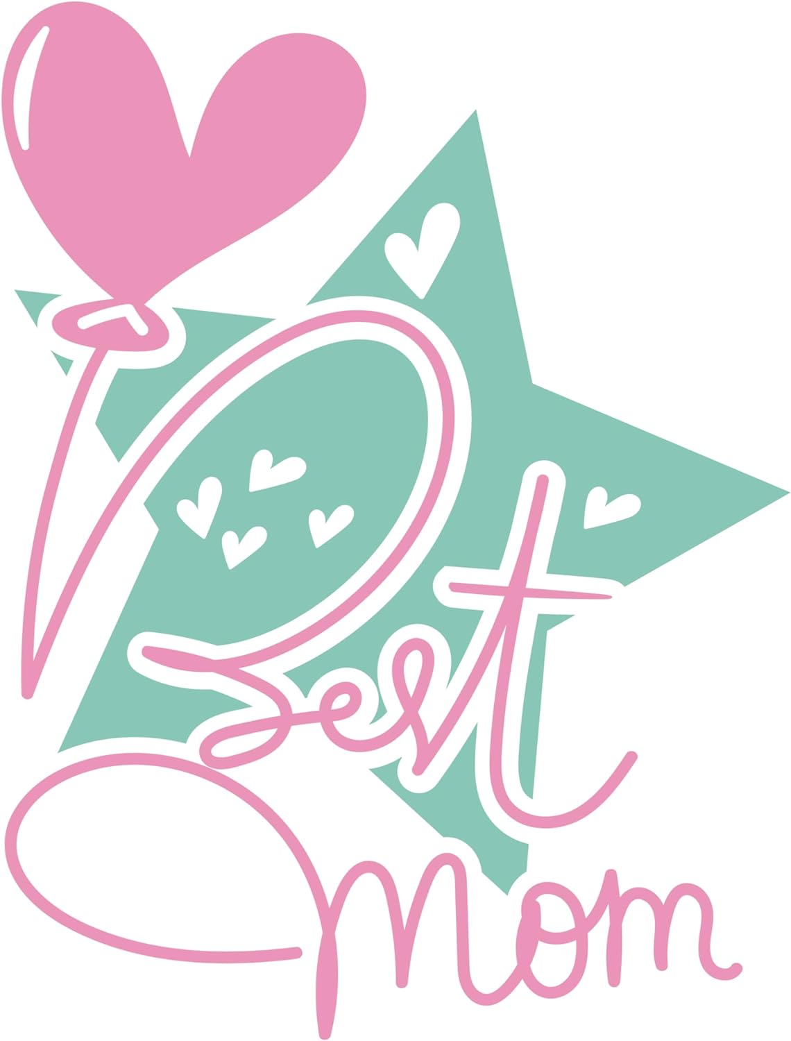 Inspirational Quote "Best mom-" Motivational Sticker Vinyl Decal Motivation Stickers- 5" Vinyl Sticker Waterproof