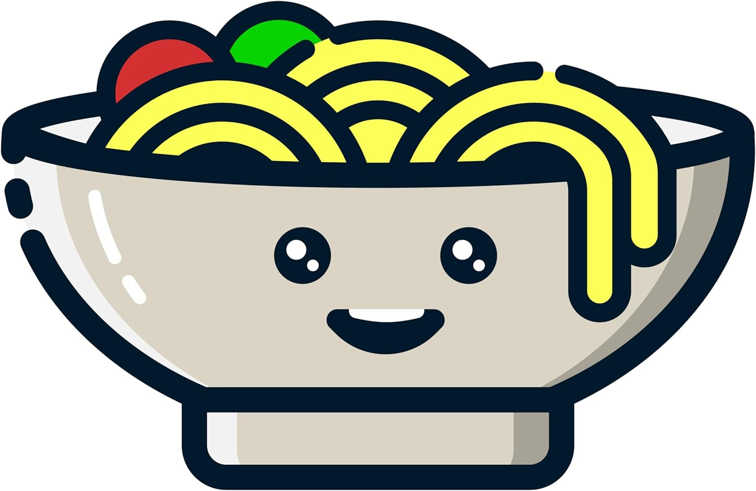 Inspirational Quote Cute Noodles Character Motivational Sticker Vinyl Decal Motivation Stickers- 5" Vinyl Sticker Waterproof