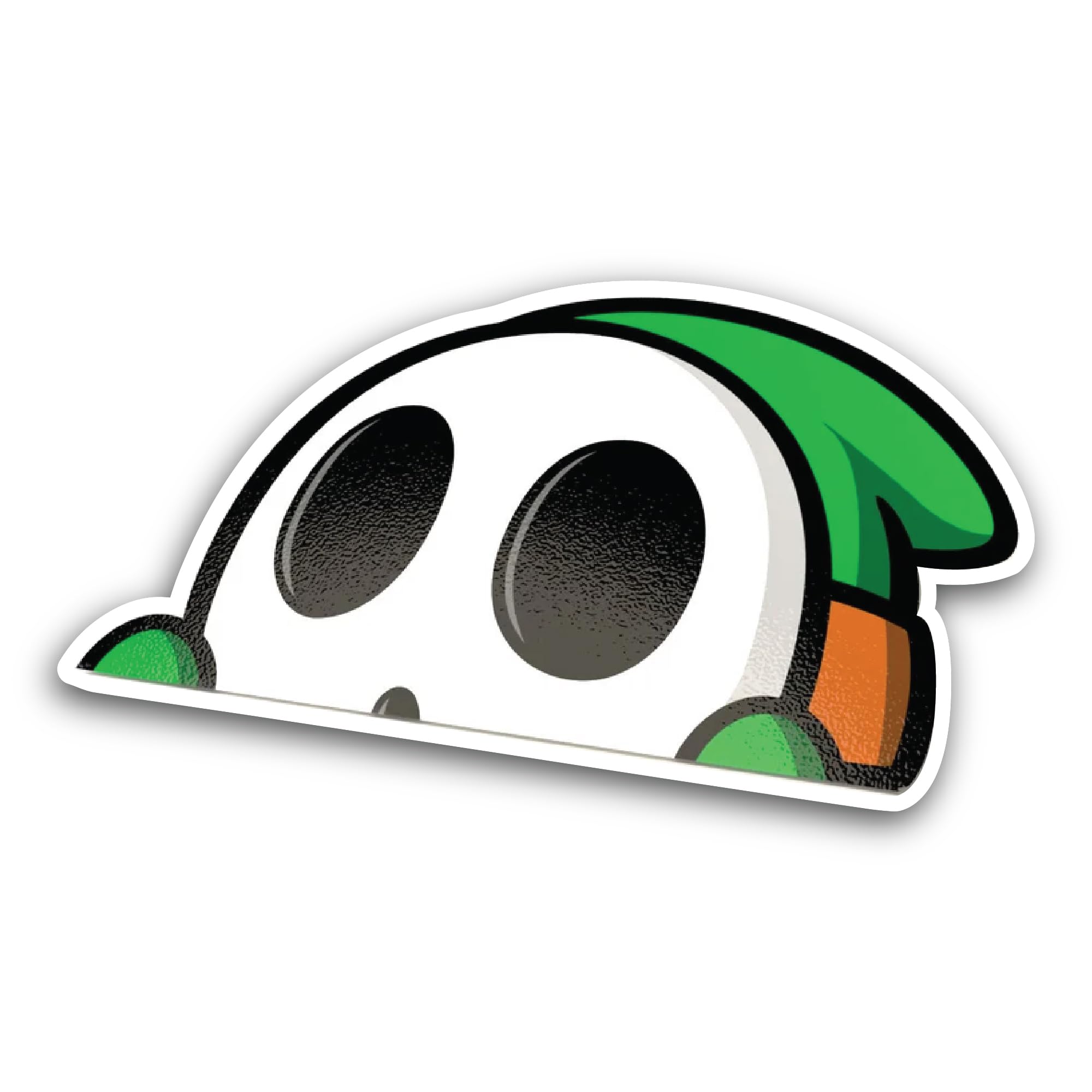 2 (Pieces) 3" and 5" Peeking Eyes Sticker, Waterproof Vinyl Decals for Many Purpose Like Cars, Truck