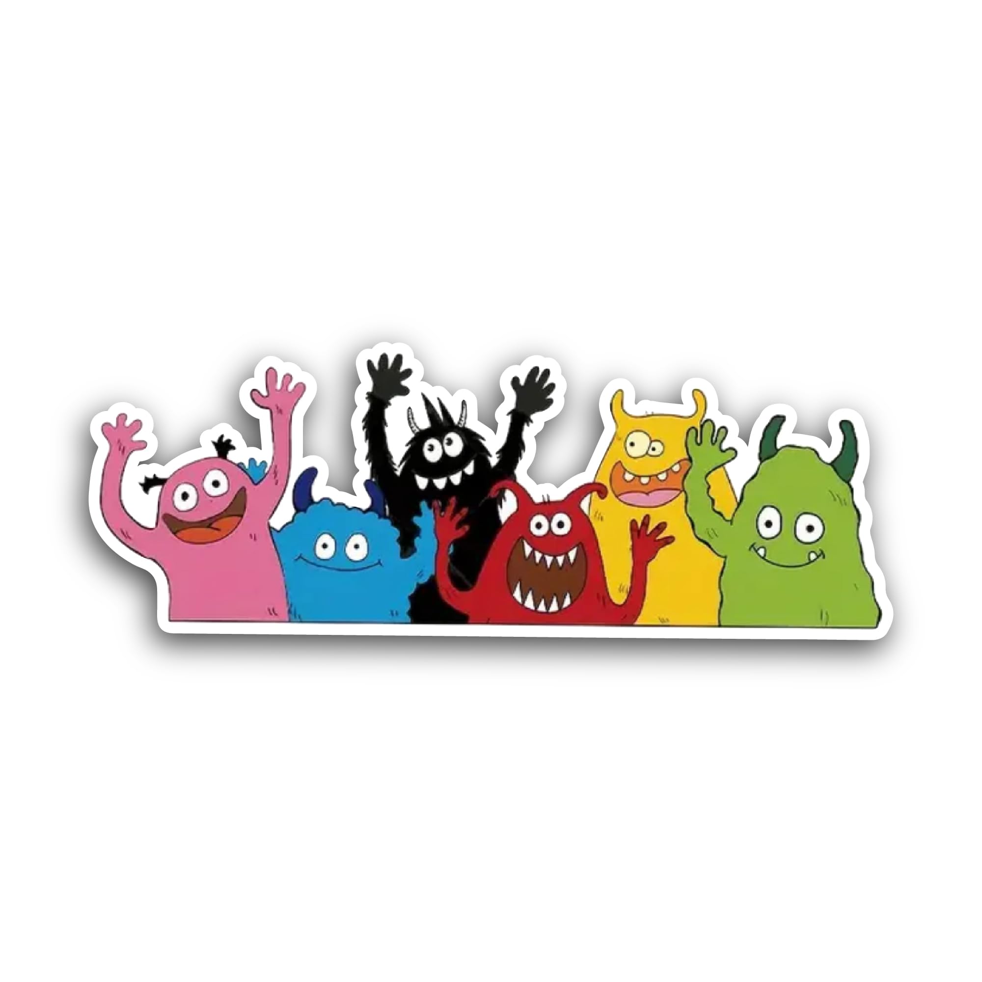 2 (Pieces) 3" and 5" Choco Milk Cake Sticker, Waterproof Vinyl Decals for Many Purpose Like Cars, Tr